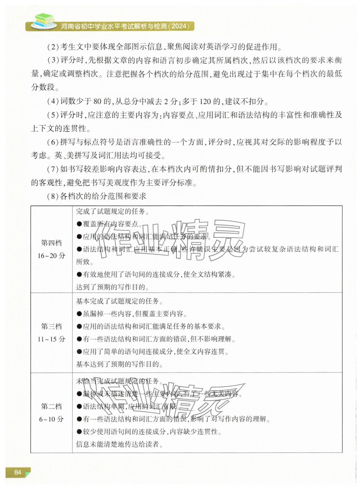 2024年河南省初中學(xué)業(yè)水平考試解析與檢測(cè)英語上冊(cè) 參考答案第3頁