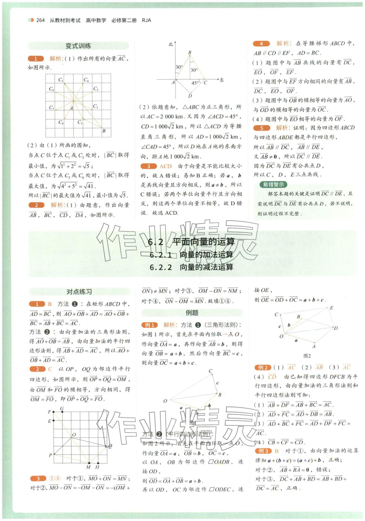 2025年从教材到考试高中数学必修第二册人教版&nbsp;第2页