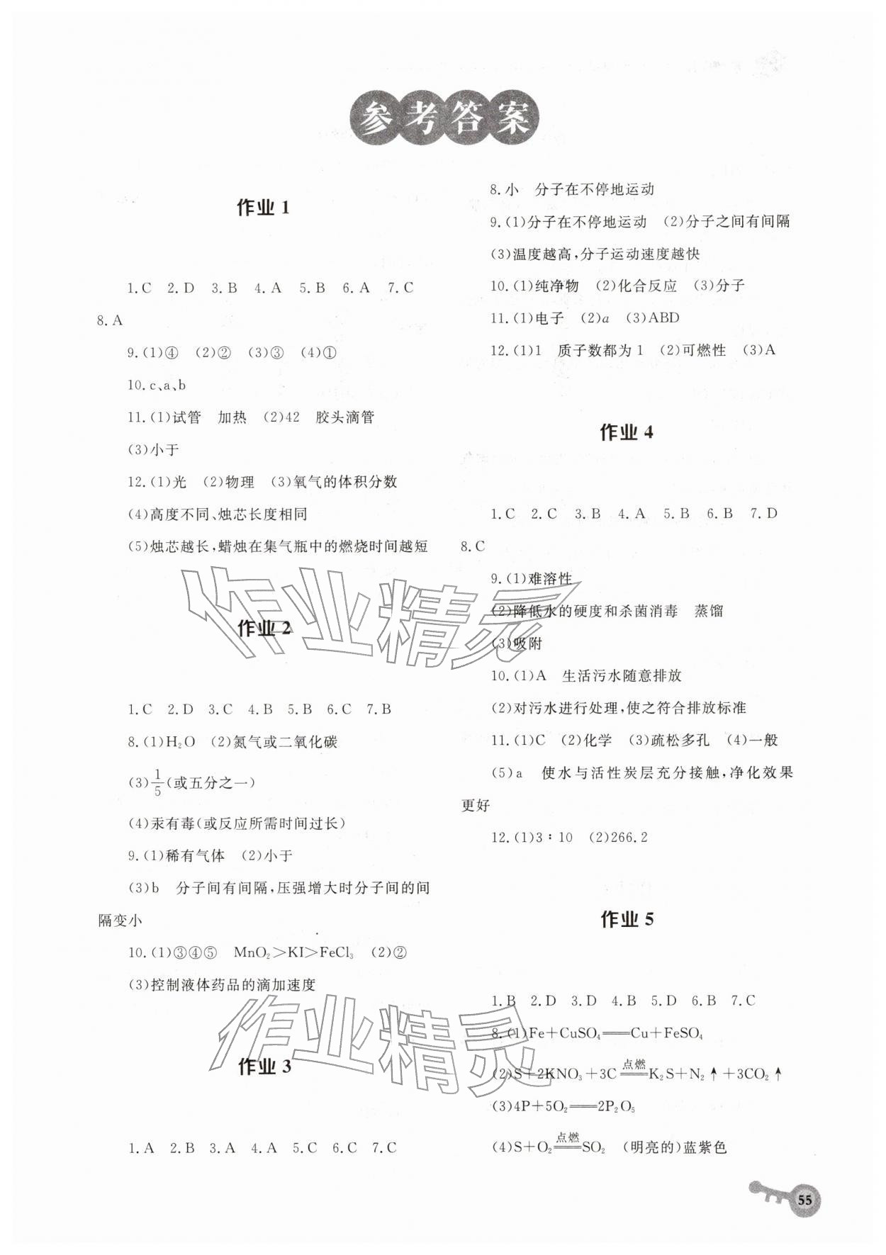 2026年寒假作業(yè)華中科技大學(xué)出版社九年級(jí)化學(xué)&nbsp;第1頁(yè)