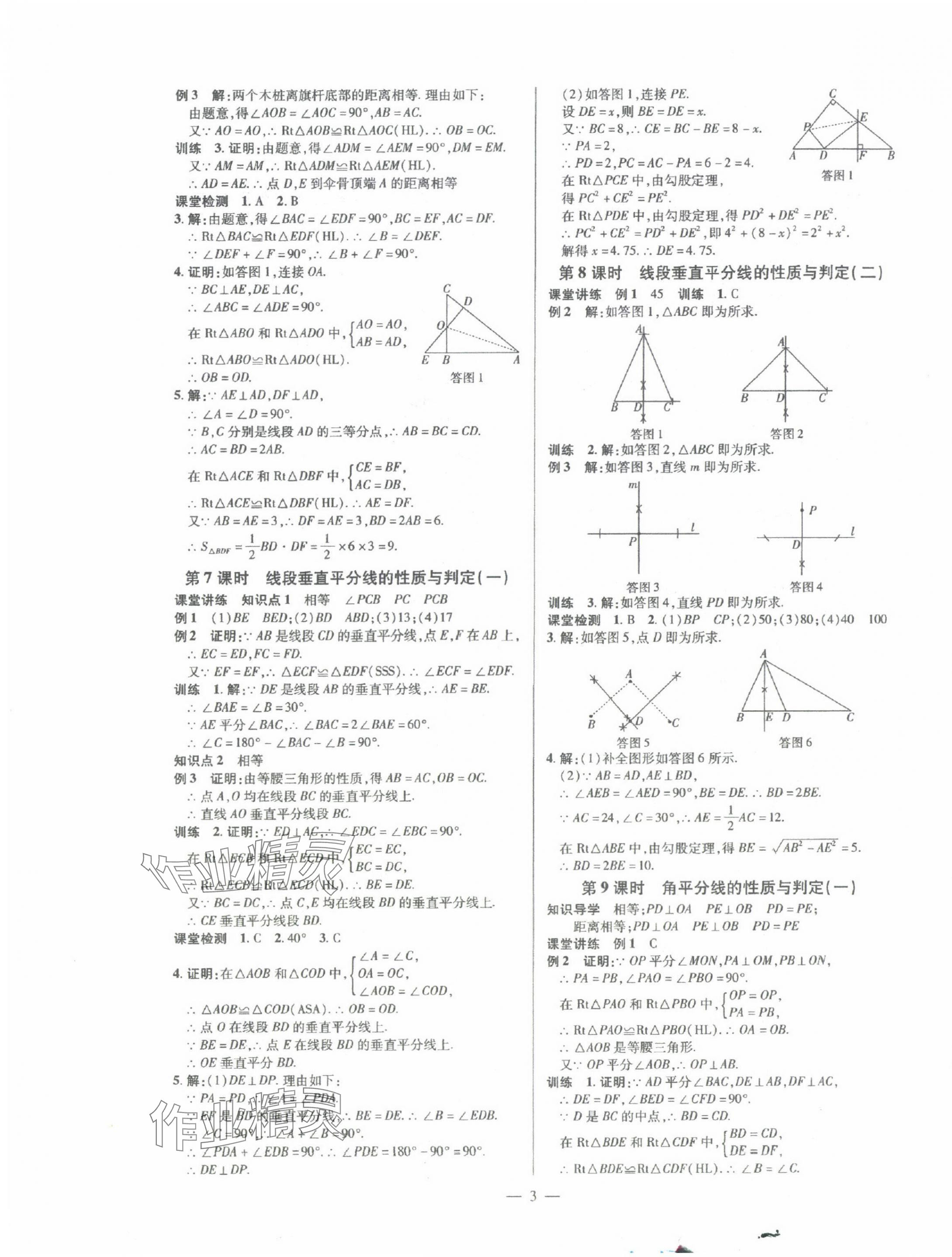 2025年領跑作業(yè)本八年級數(shù)學下冊北師大版 第3頁
