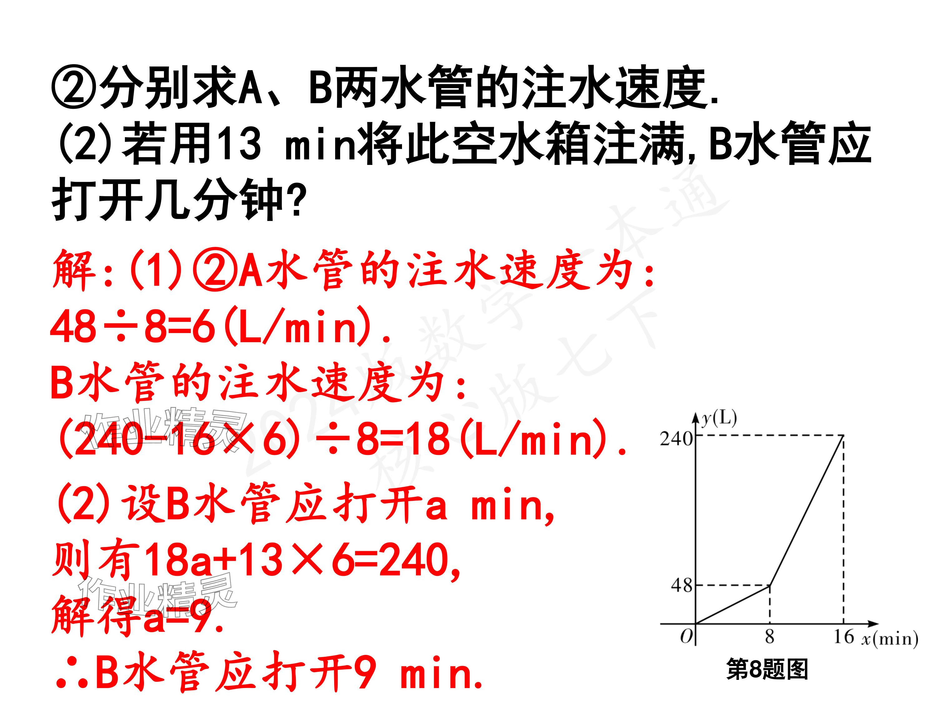 2024年一本通武汉出版社七年级数学下册北师大版 参考答案第44页