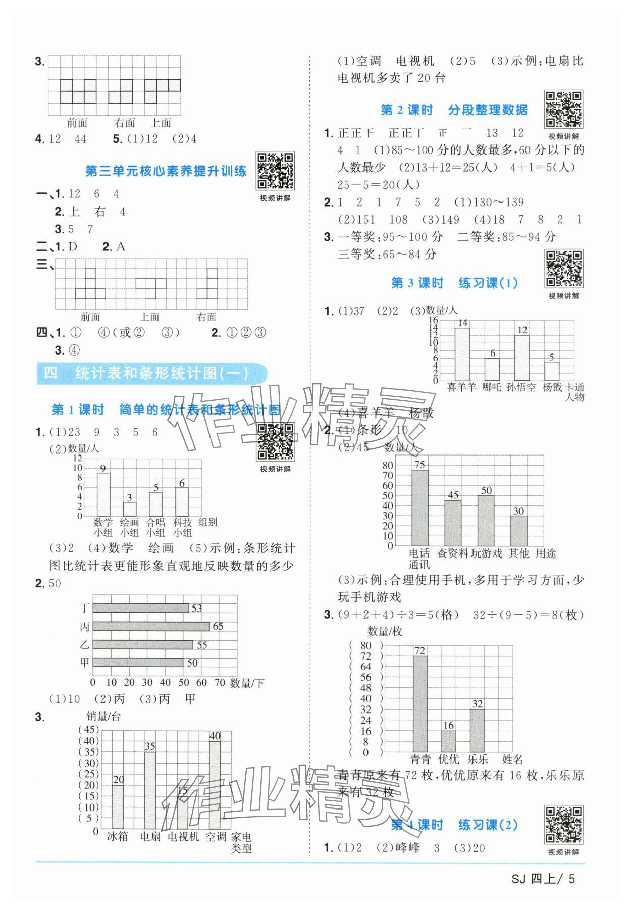 2025年陽光同學(xué)課時優(yōu)化作業(yè)四年級數(shù)學(xué)上冊蘇教版 第5頁