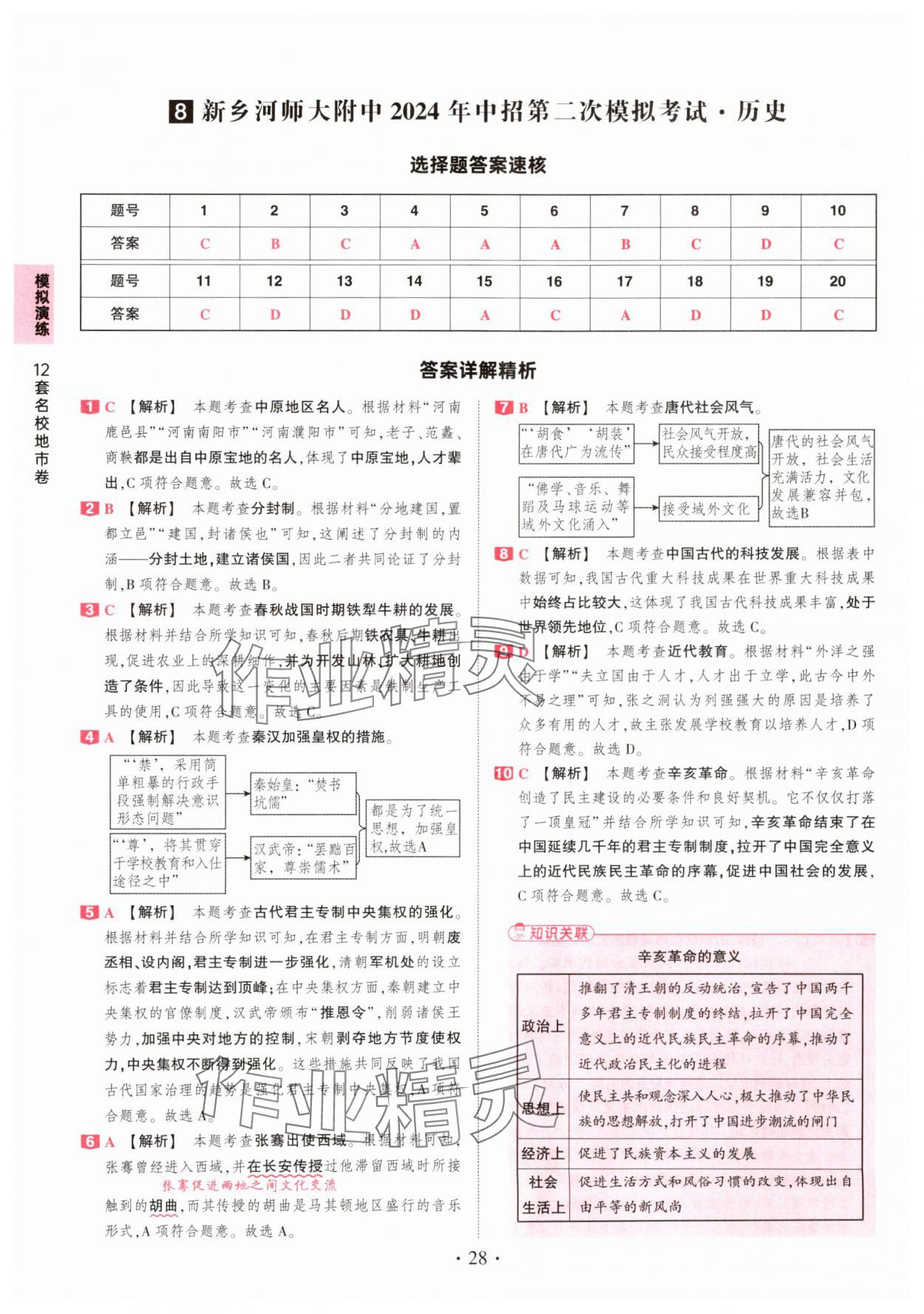 2025年鼎成中考河南中考真題匯編歷史中考 第28頁