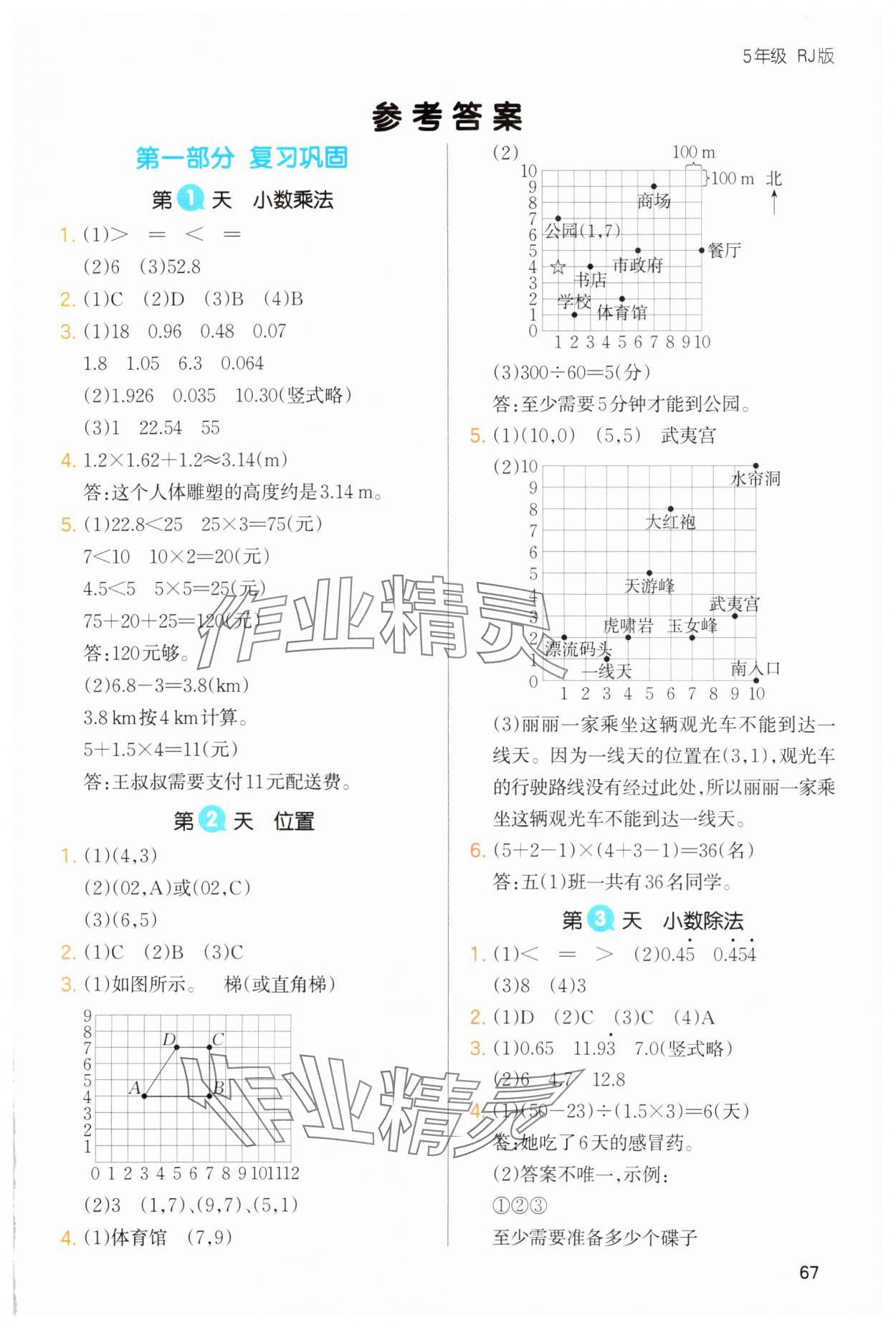 2025年一本寒假銜接五年級數(shù)學(xué)人教版 第1頁