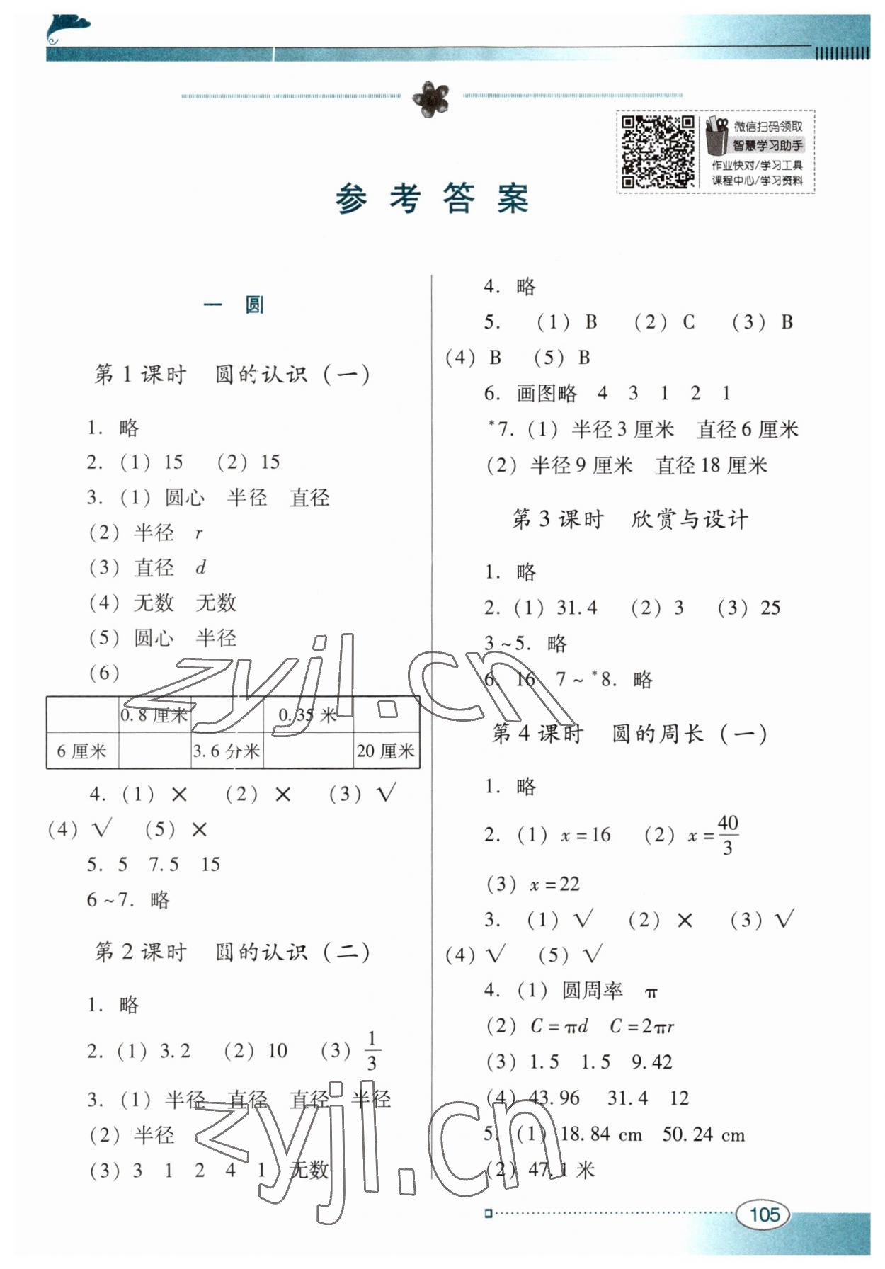 2023年南方新课堂金牌学案六年级数学上册北师大版 第1页