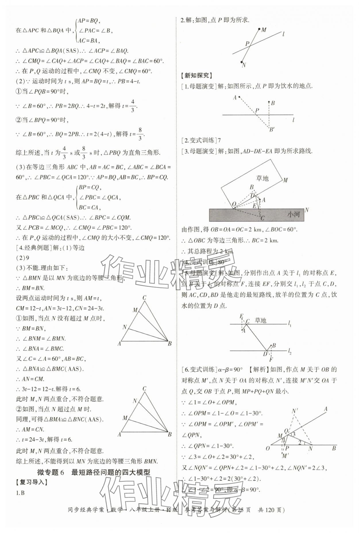 2025年同步經典學案八年級數學上冊人教版&nbsp;第25頁