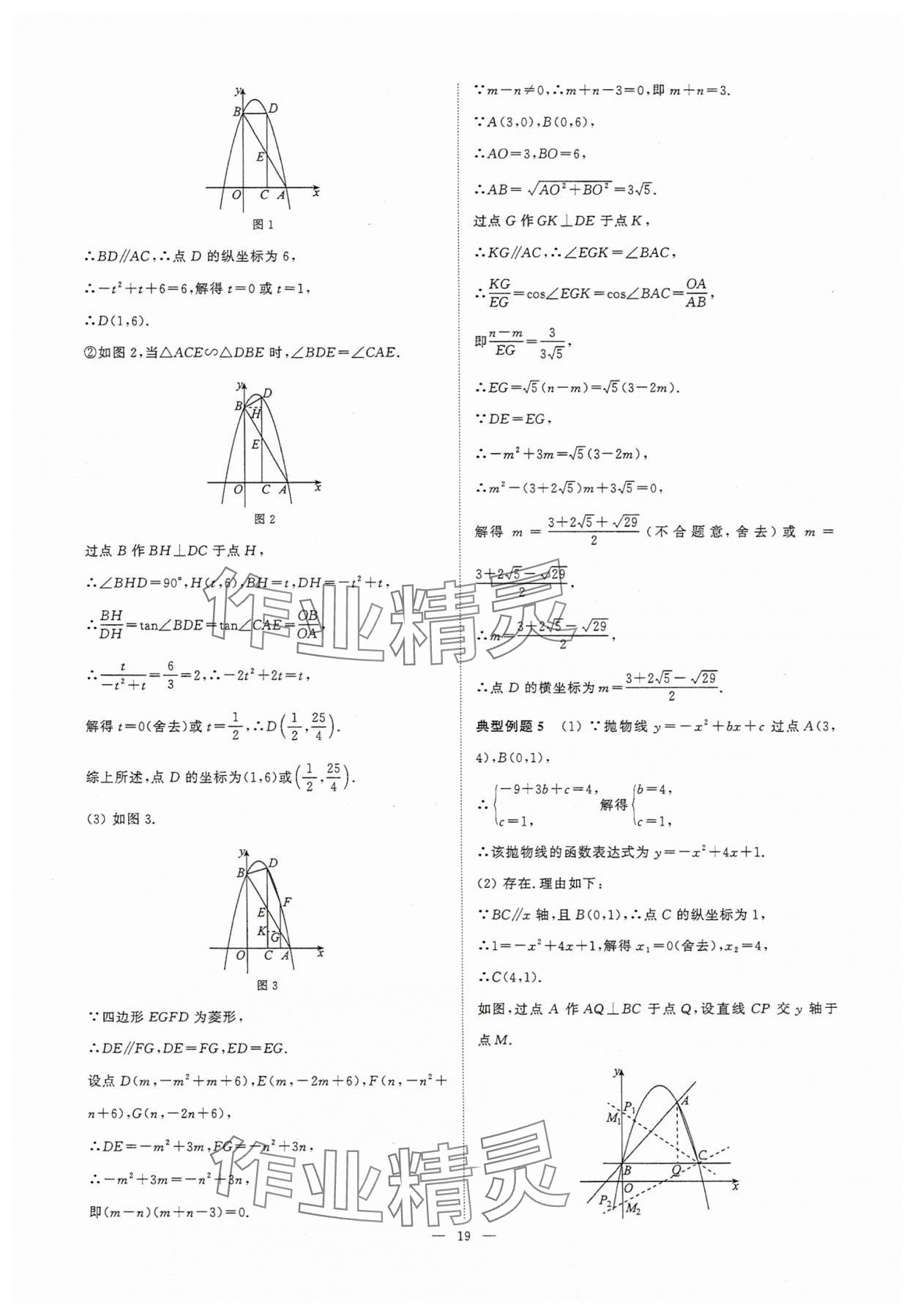 2025年中考復(fù)習(xí)奪冠寶典數(shù)學(xué)江蘇專(zhuān)版 參考答案第19頁(yè)
