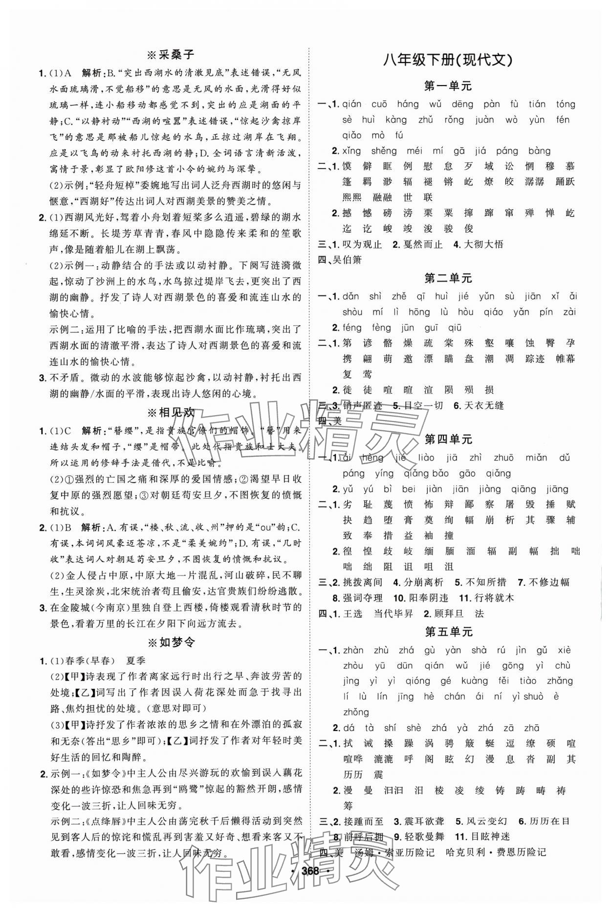 2024年智慧大課堂學(xué)業(yè)總復(fù)習(xí)全程精練語文 第20頁