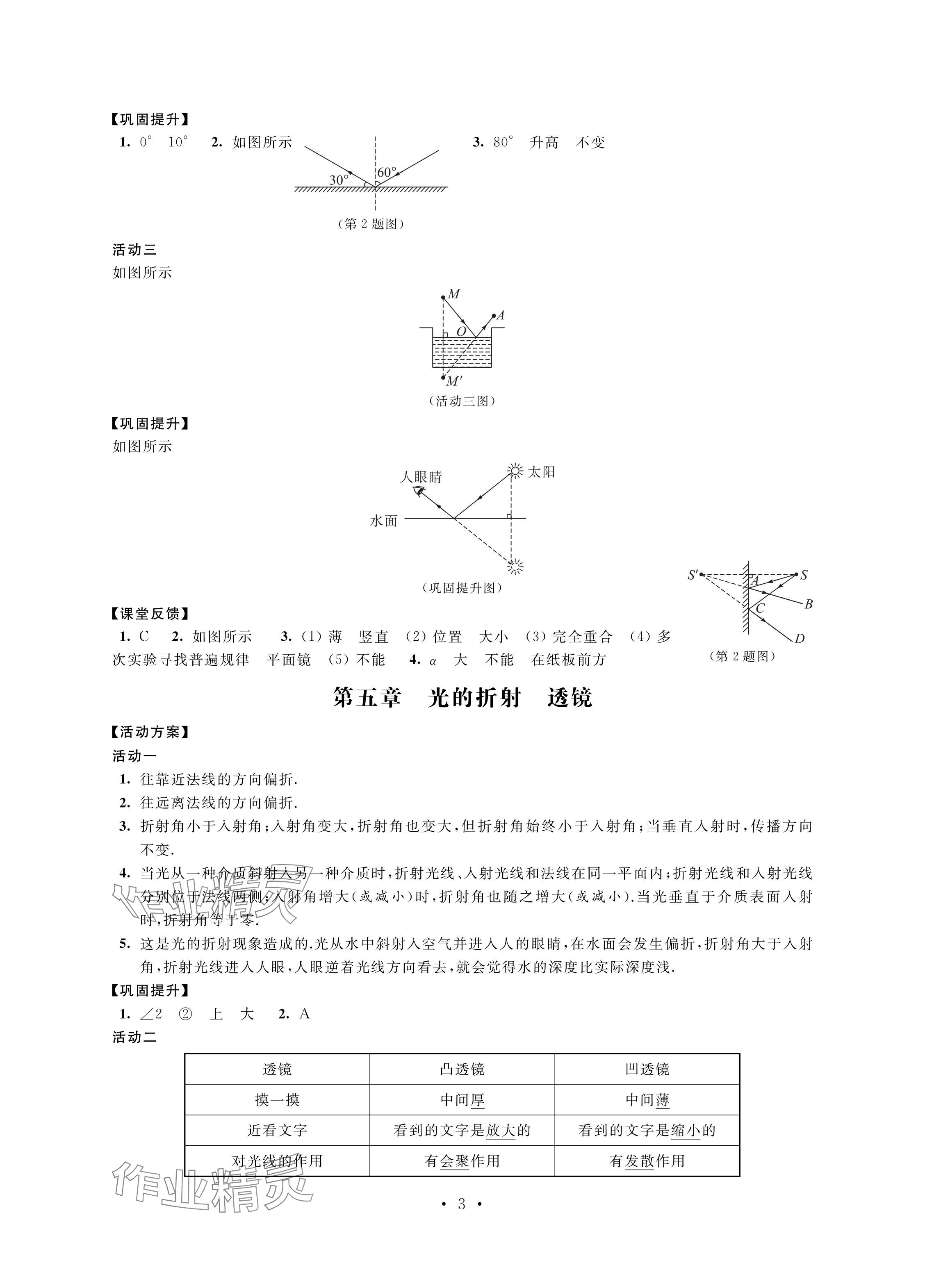 2024年優(yōu)思優(yōu)評九年級物理下冊蘇科版 參考答案第3頁