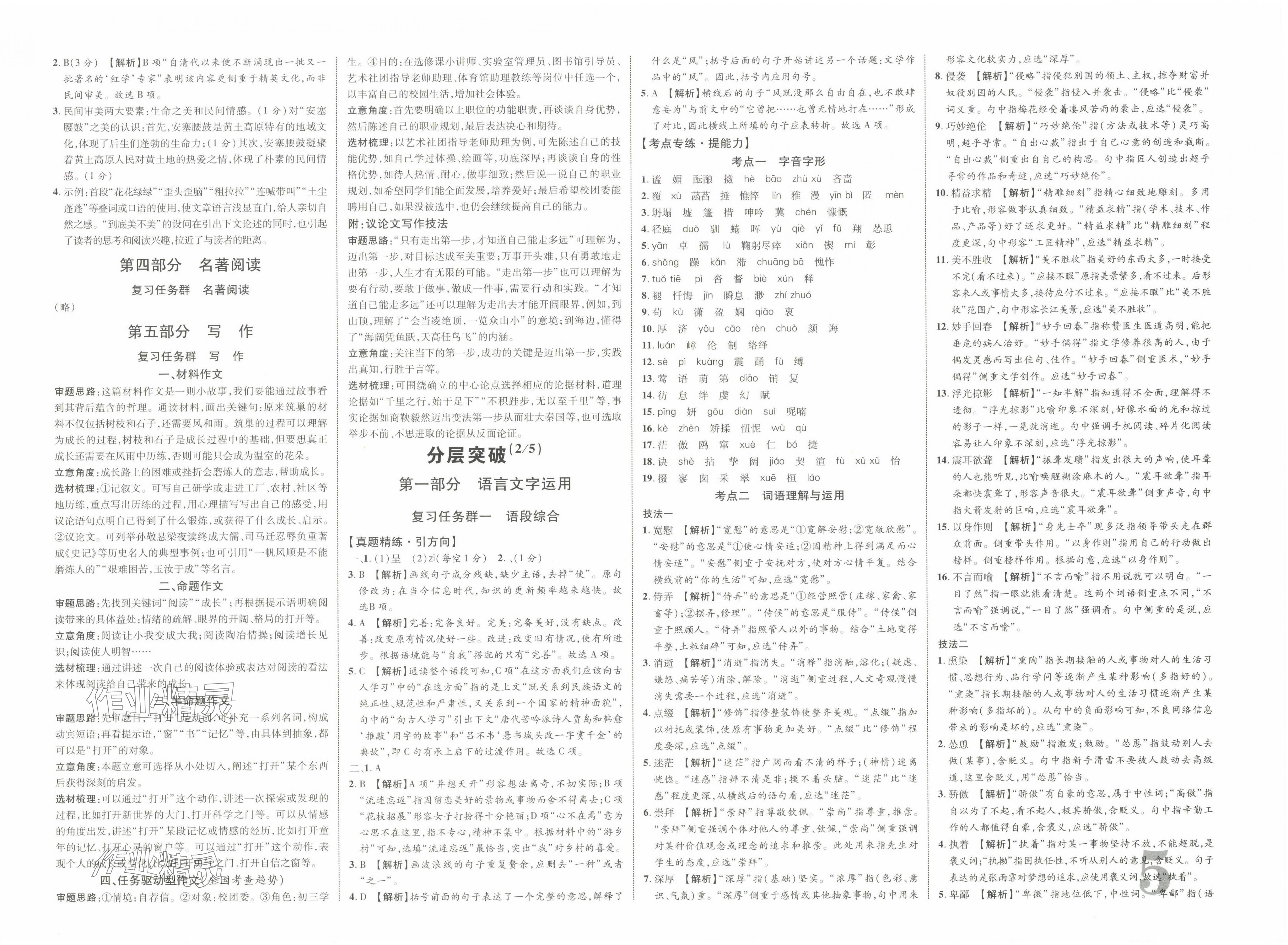 2025年中教联中考新突破语文中考江西专版 第5页