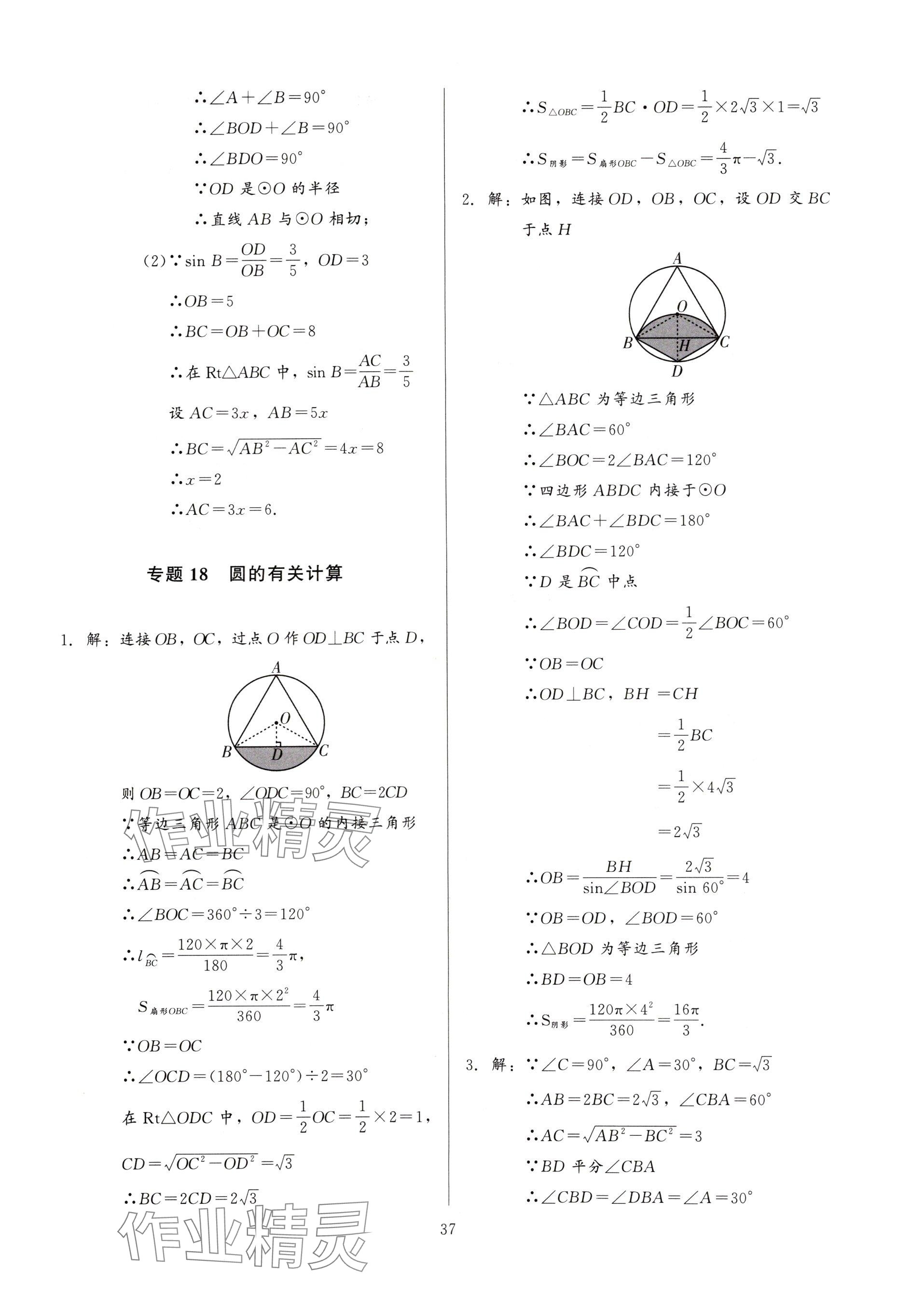 2025年連接中考數(shù)學(xué)福建專版&nbsp;參考答案第37頁(yè)