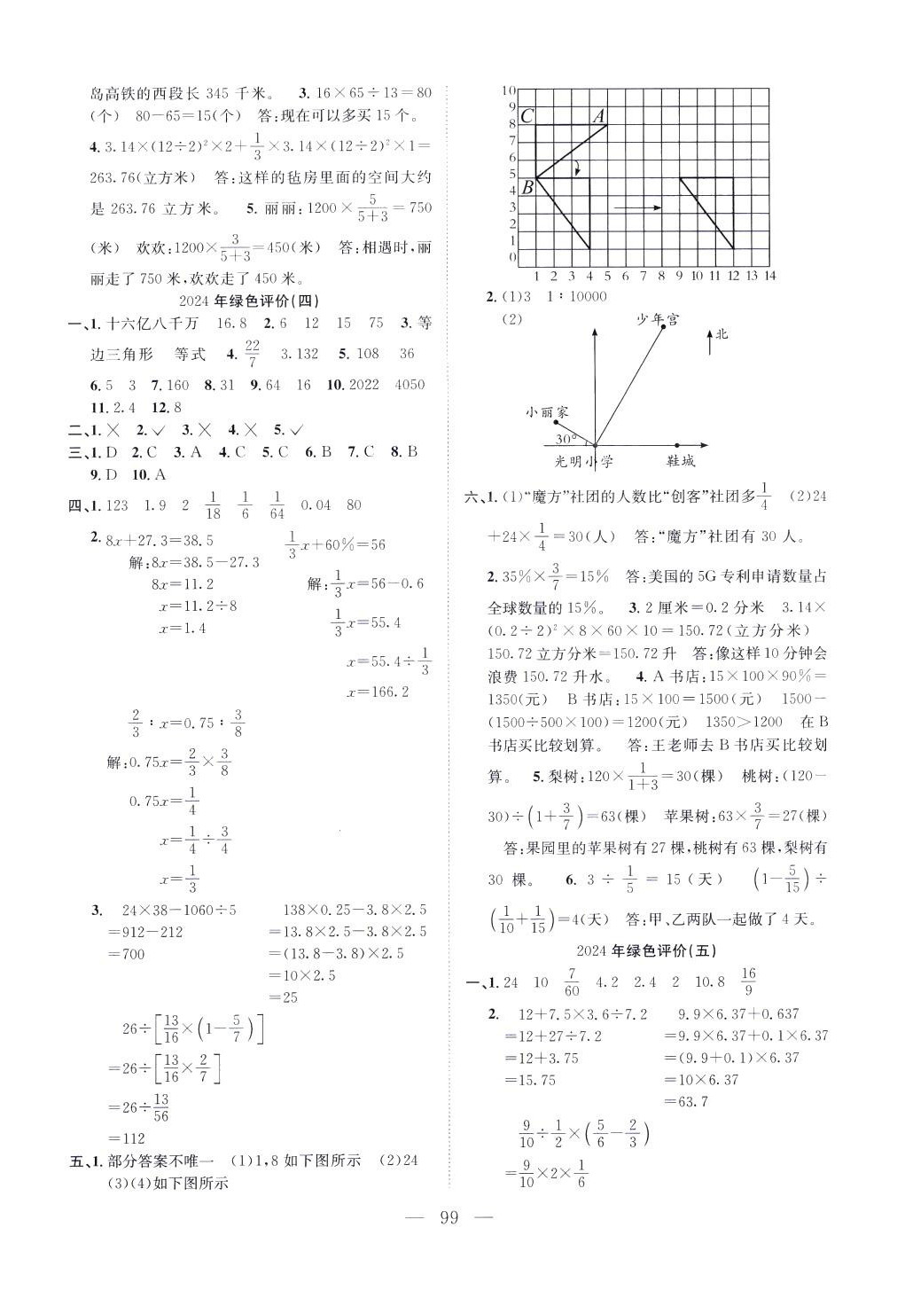 2024年小考專家必刷卷六年級數(shù)學 第3頁