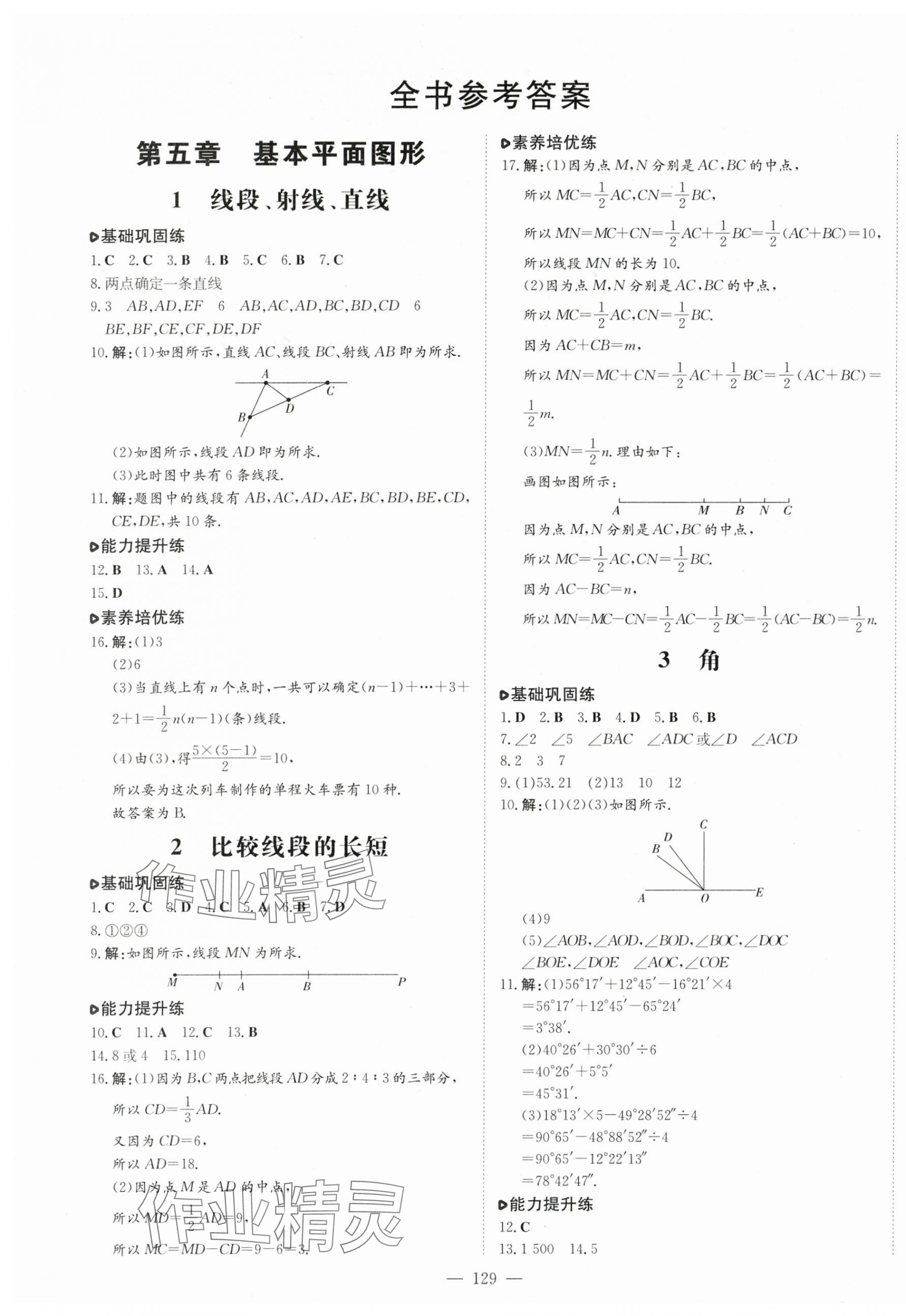 2024年练案六年级数学下册鲁教版五四制 第1页