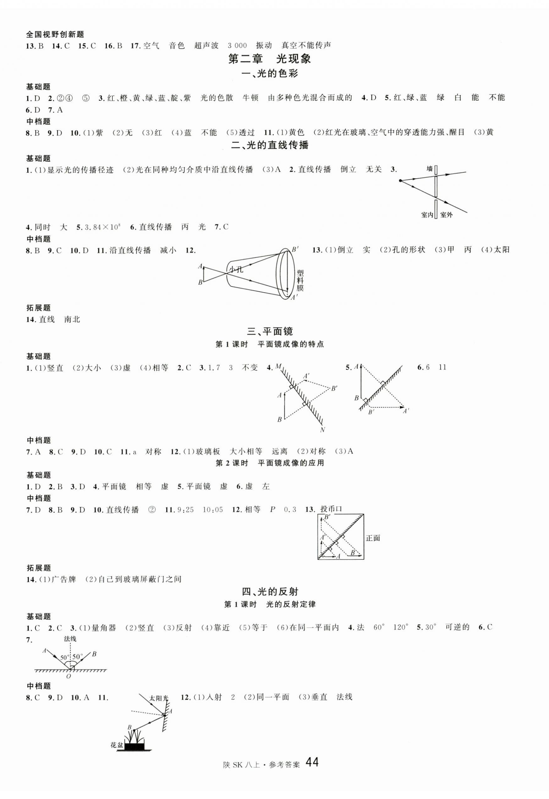 2025年名校課堂八年級物理上冊蘇科版陜西專版 第2頁