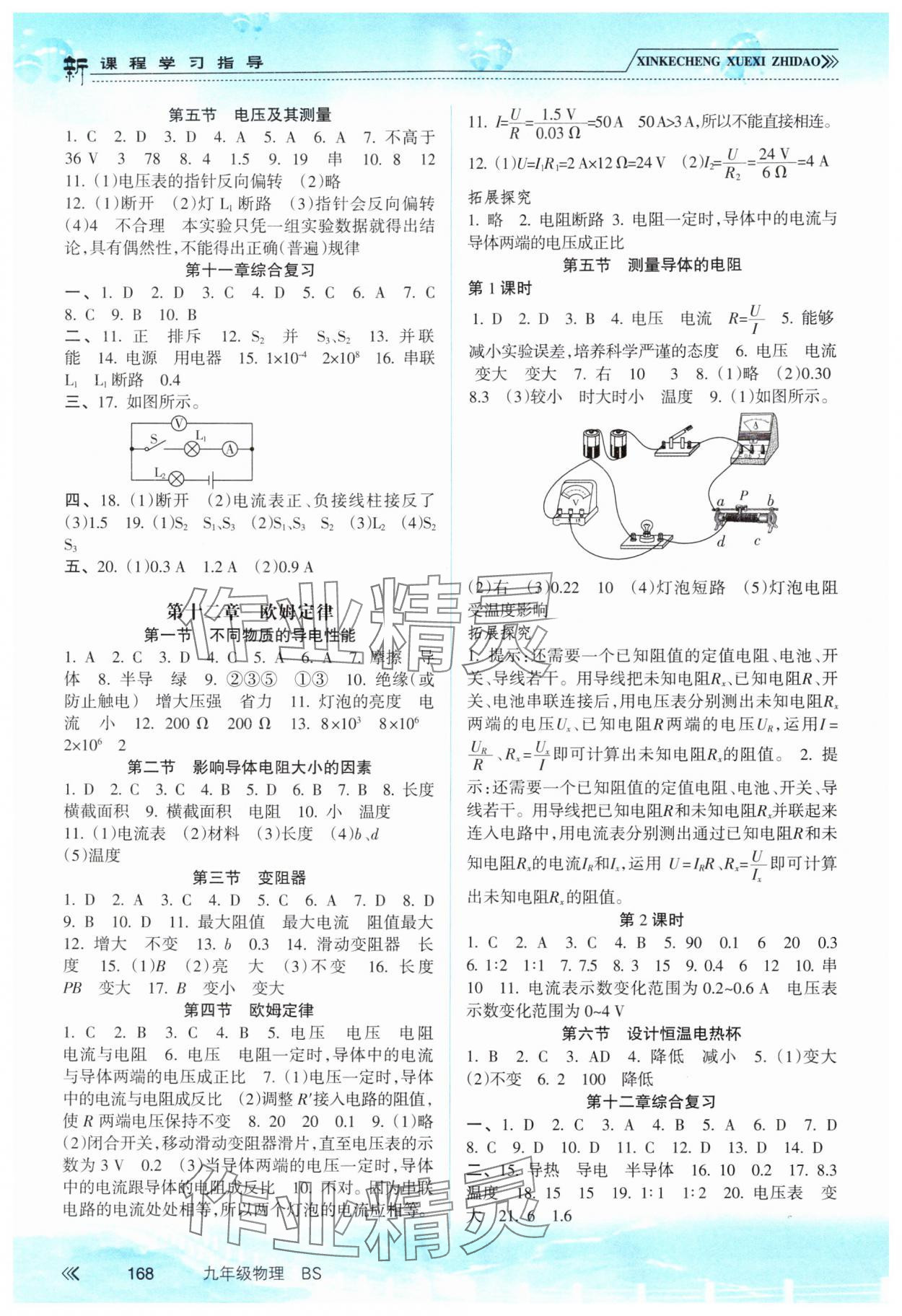 2025年新课程学习指导南方出版社九年级物理北师大版 第2页