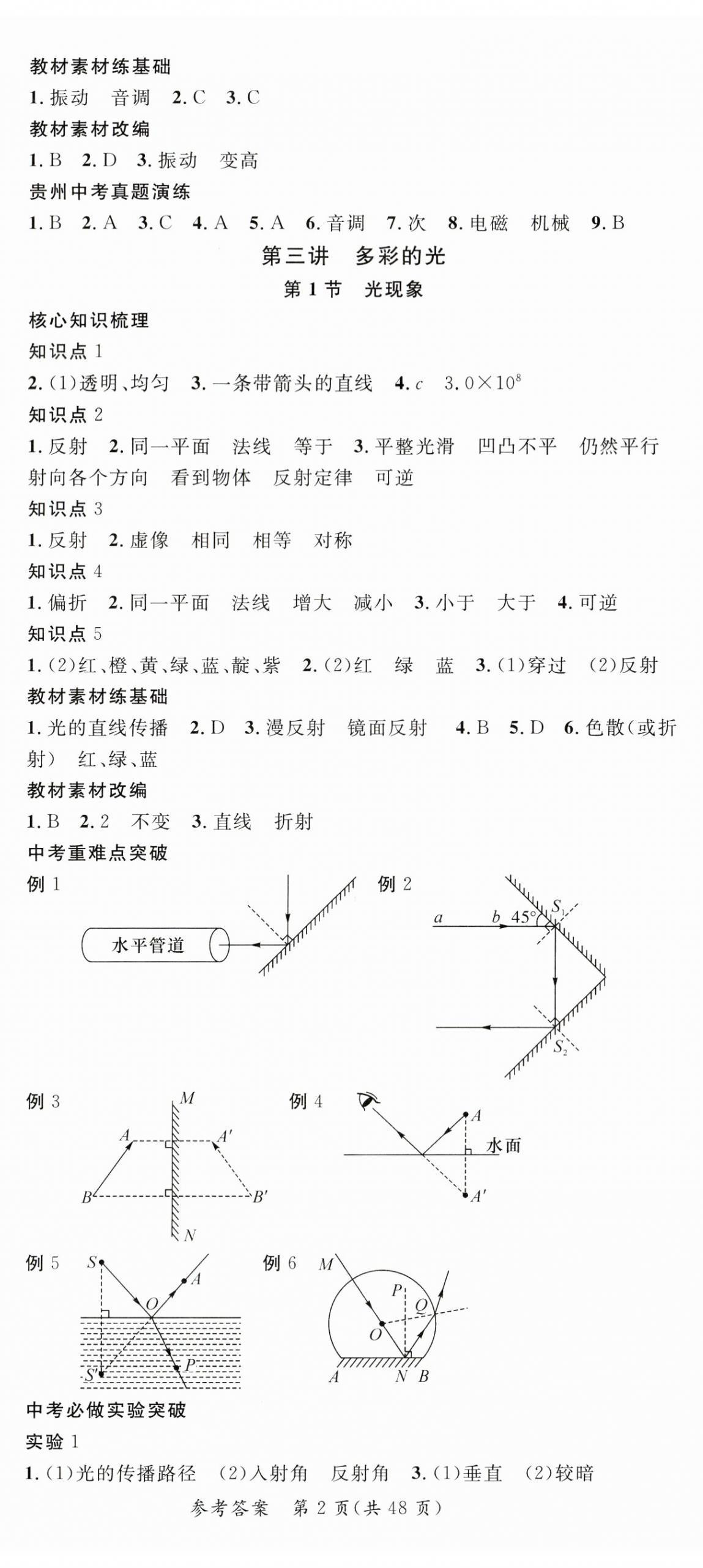 2024年鴻鵠志中考王物理貴州專版 第2頁