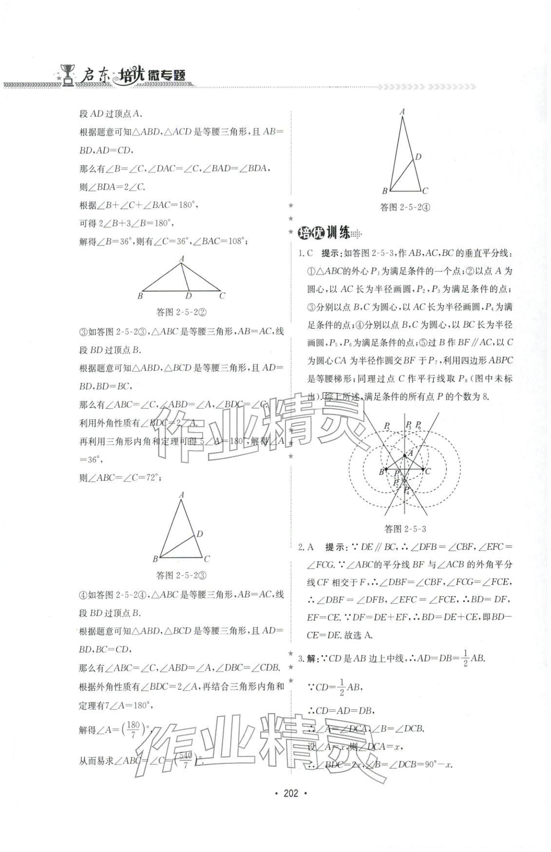 2025年啟東培優微專題八年級數學&nbsp;第16頁