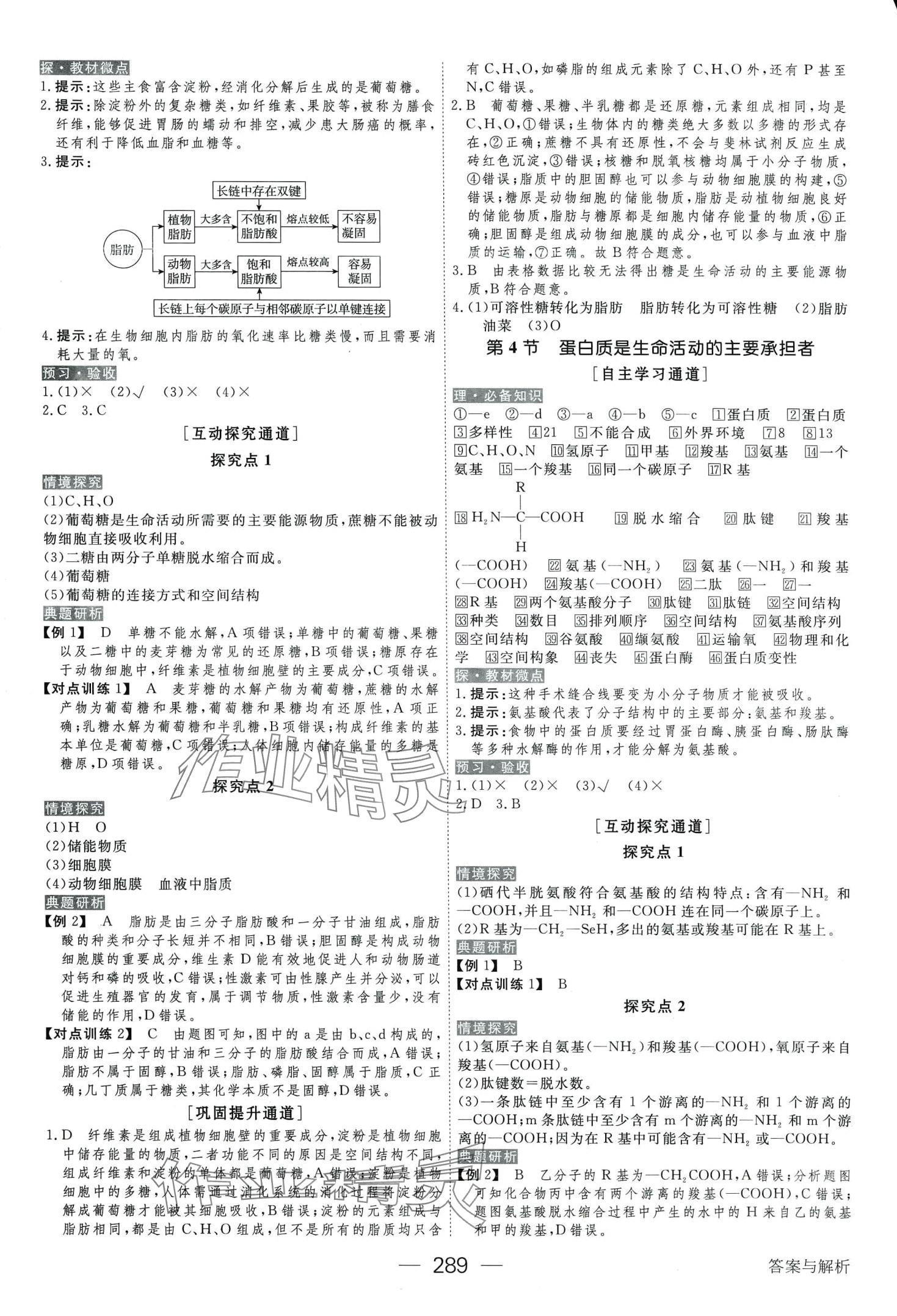 2024年綠色通道高中生物必修1 第4頁