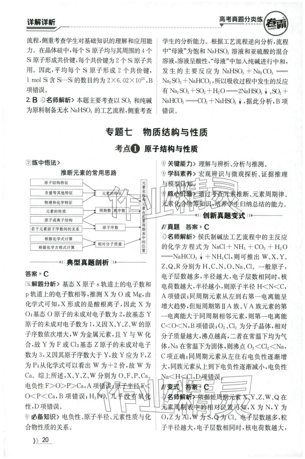 2026年卷霸高考真题分类练化学 第20页