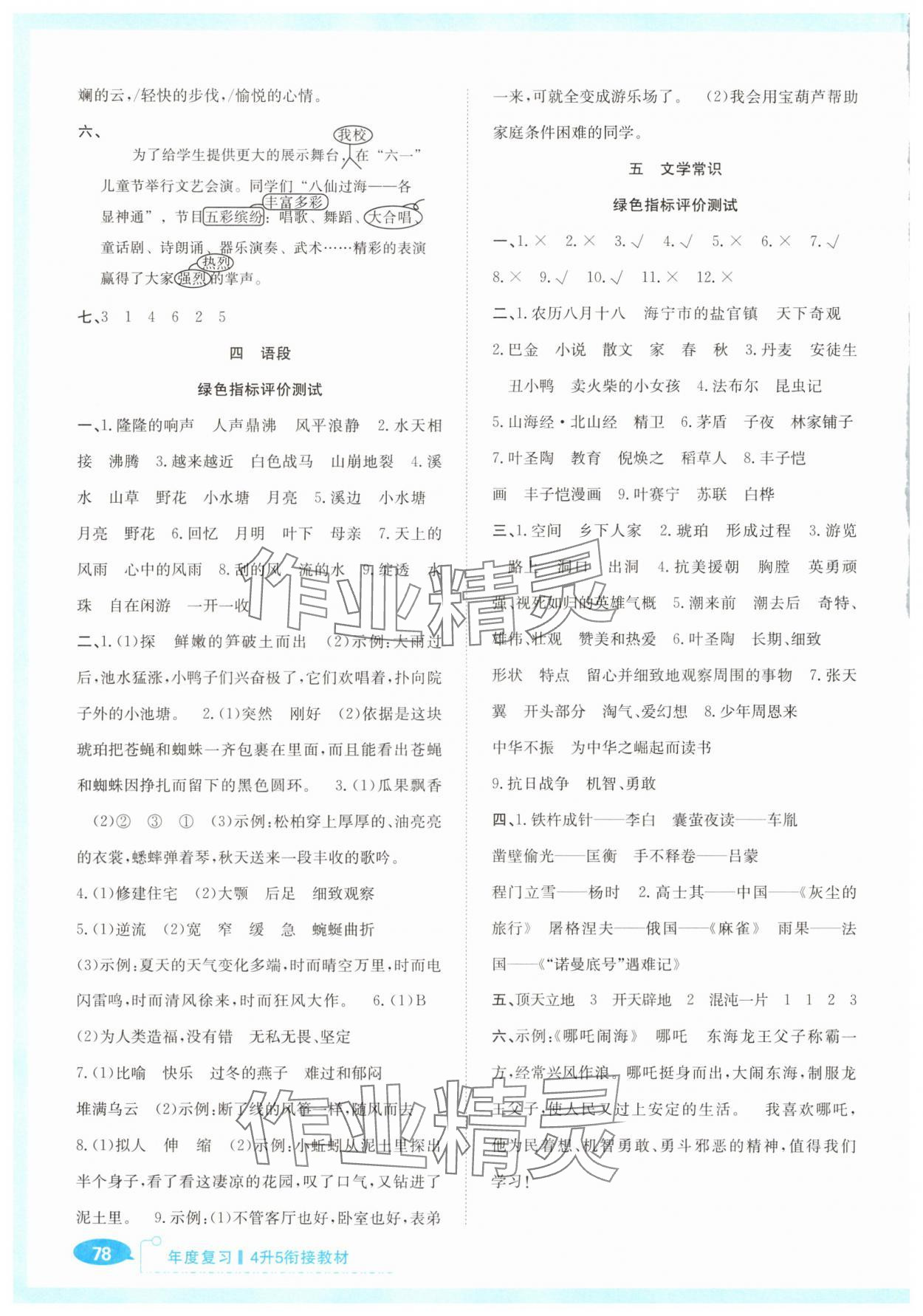 2025年贏在暑假銜接教材四年級(jí)語文人教版 第2頁