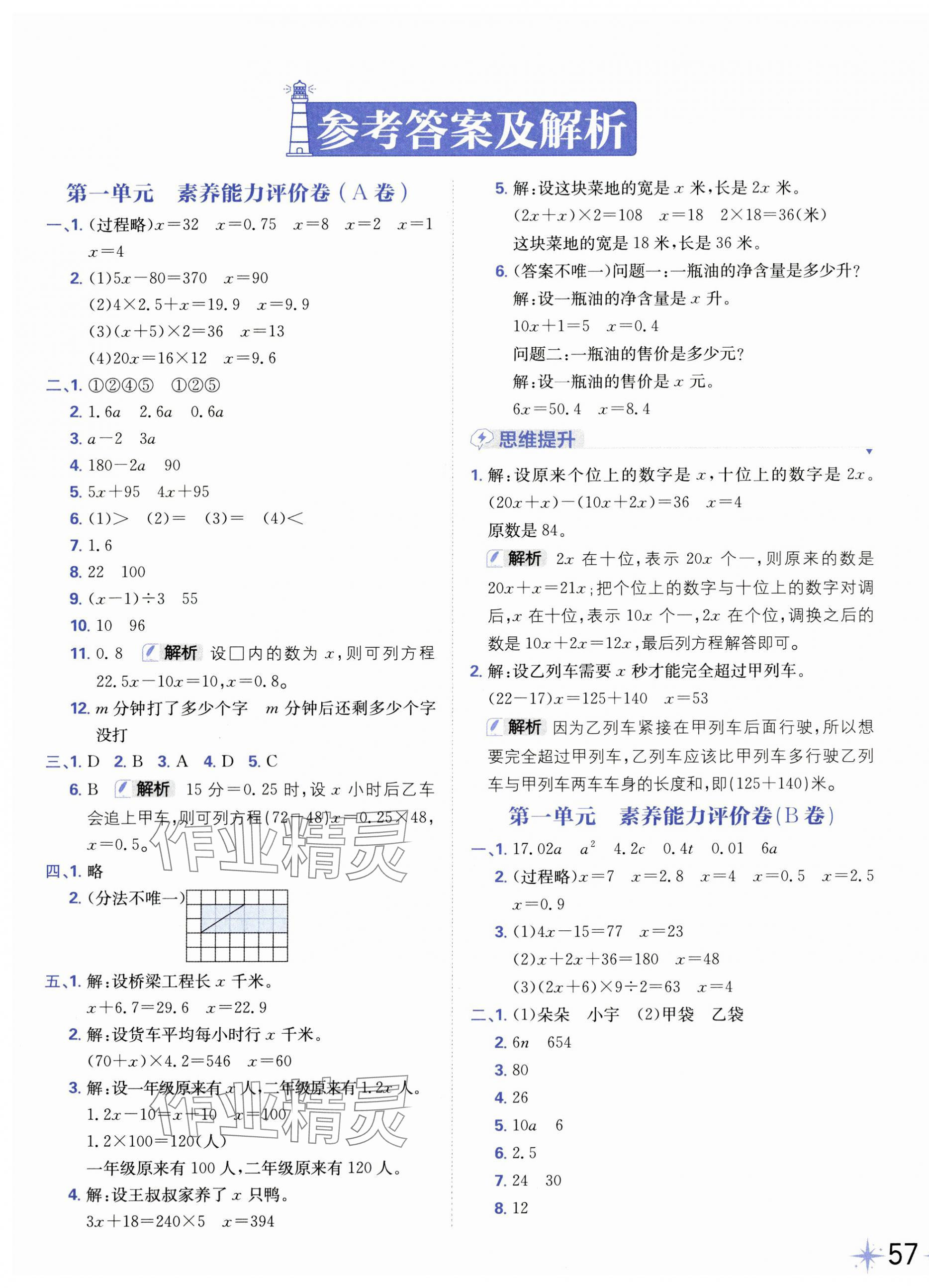 2025年小學(xué)必刷卷五年級(jí)數(shù)學(xué)下冊(cè)蘇教版 第1頁(yè)