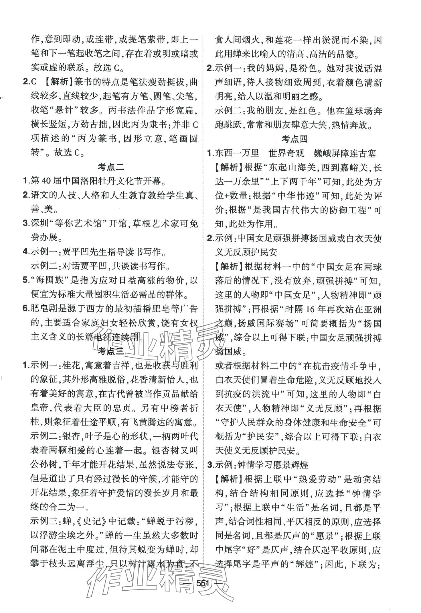 2024年創(chuàng)新A+中考總復(fù)習(xí)語文廣東專版 第23頁
