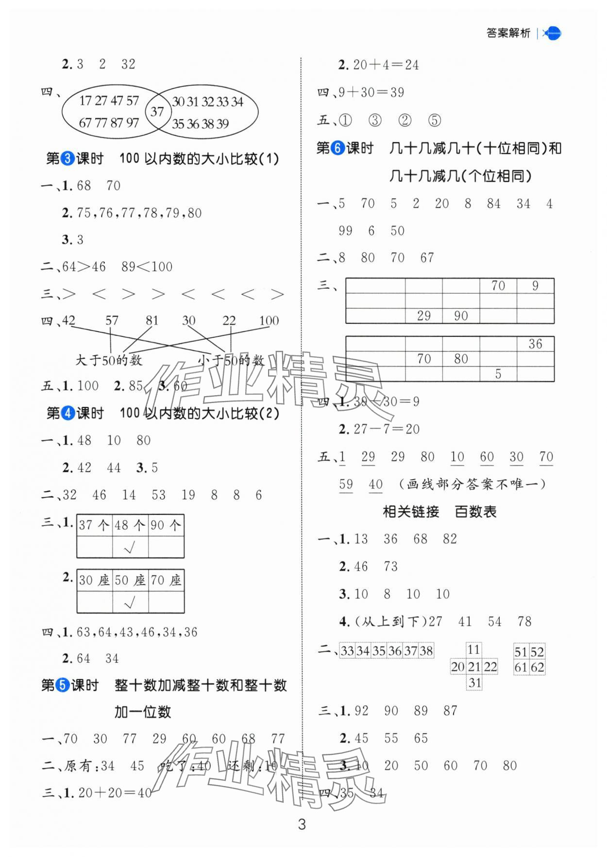 2025年細解巧練一年級數(shù)學下冊青島版 第3頁