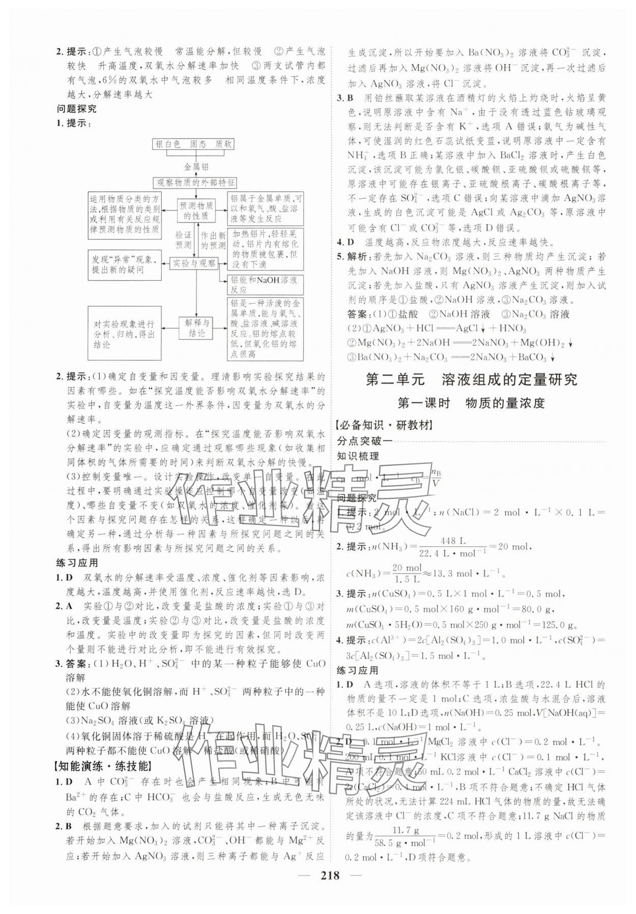 2023年三維設計化學必修第一冊蘇教版 第10頁