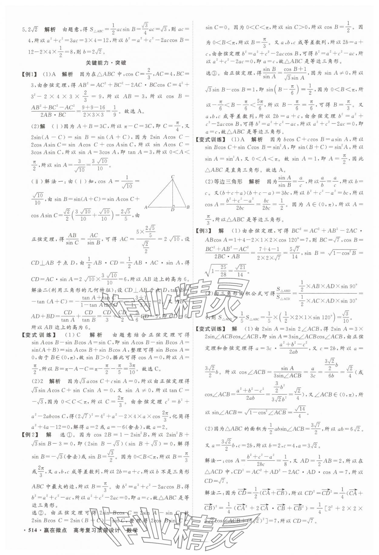 2025年贏在微點數(shù)學(xué) 參考答案第41頁
