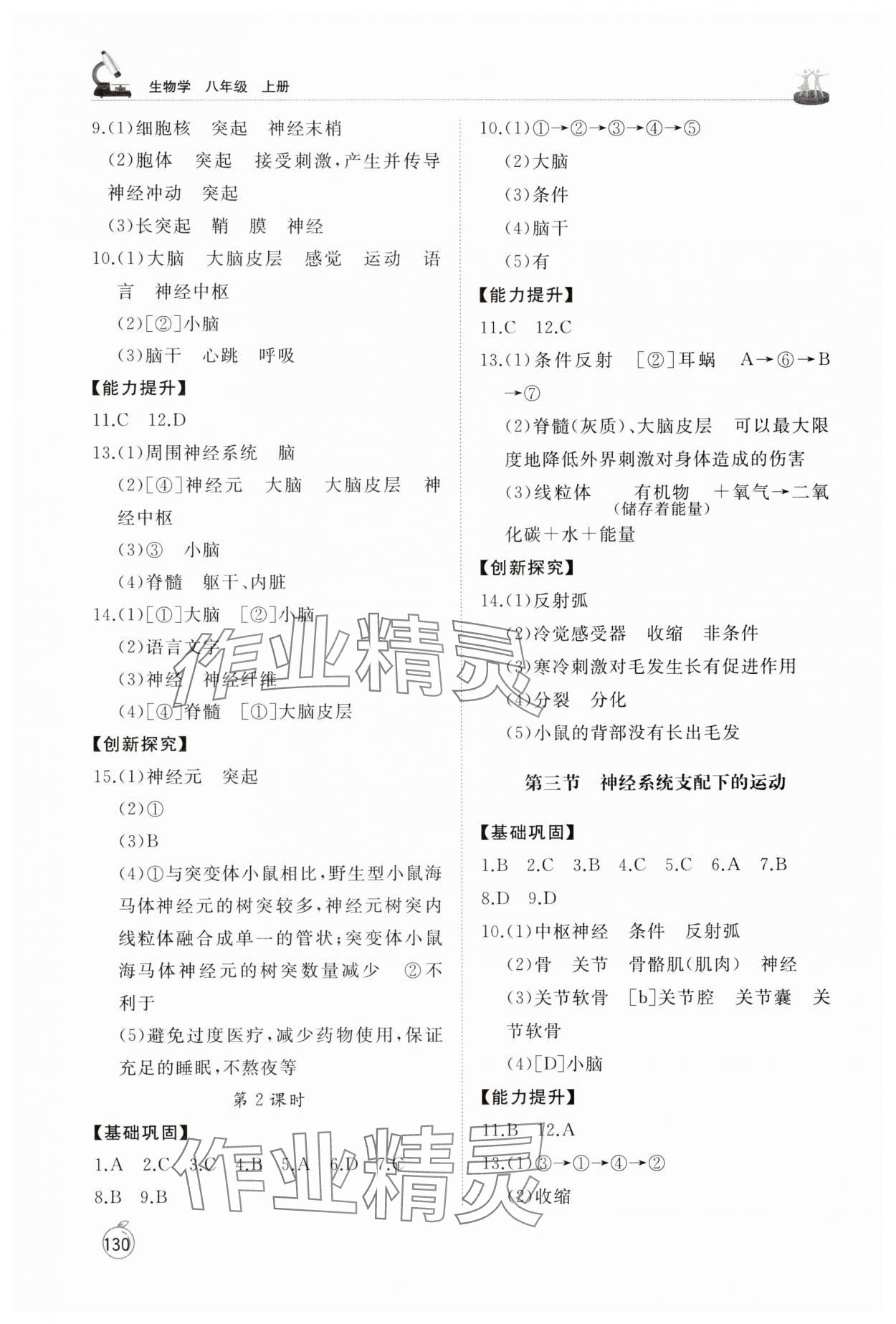 2025年同步练习册山东友谊出版社八年级生物上册人教版 第2页