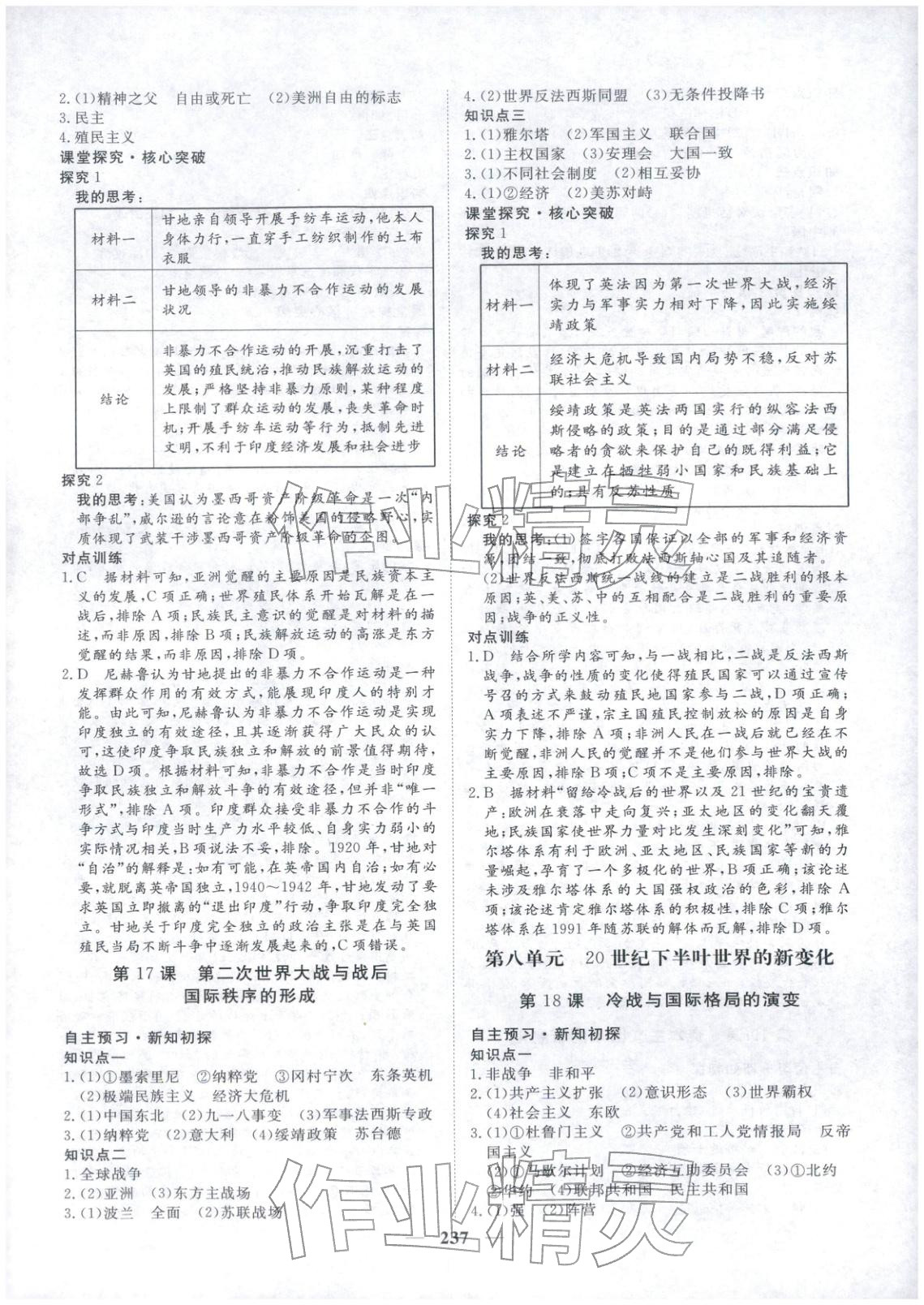 2025年維課金版高中歷史必修下冊(cè)&nbsp;第8頁(yè)