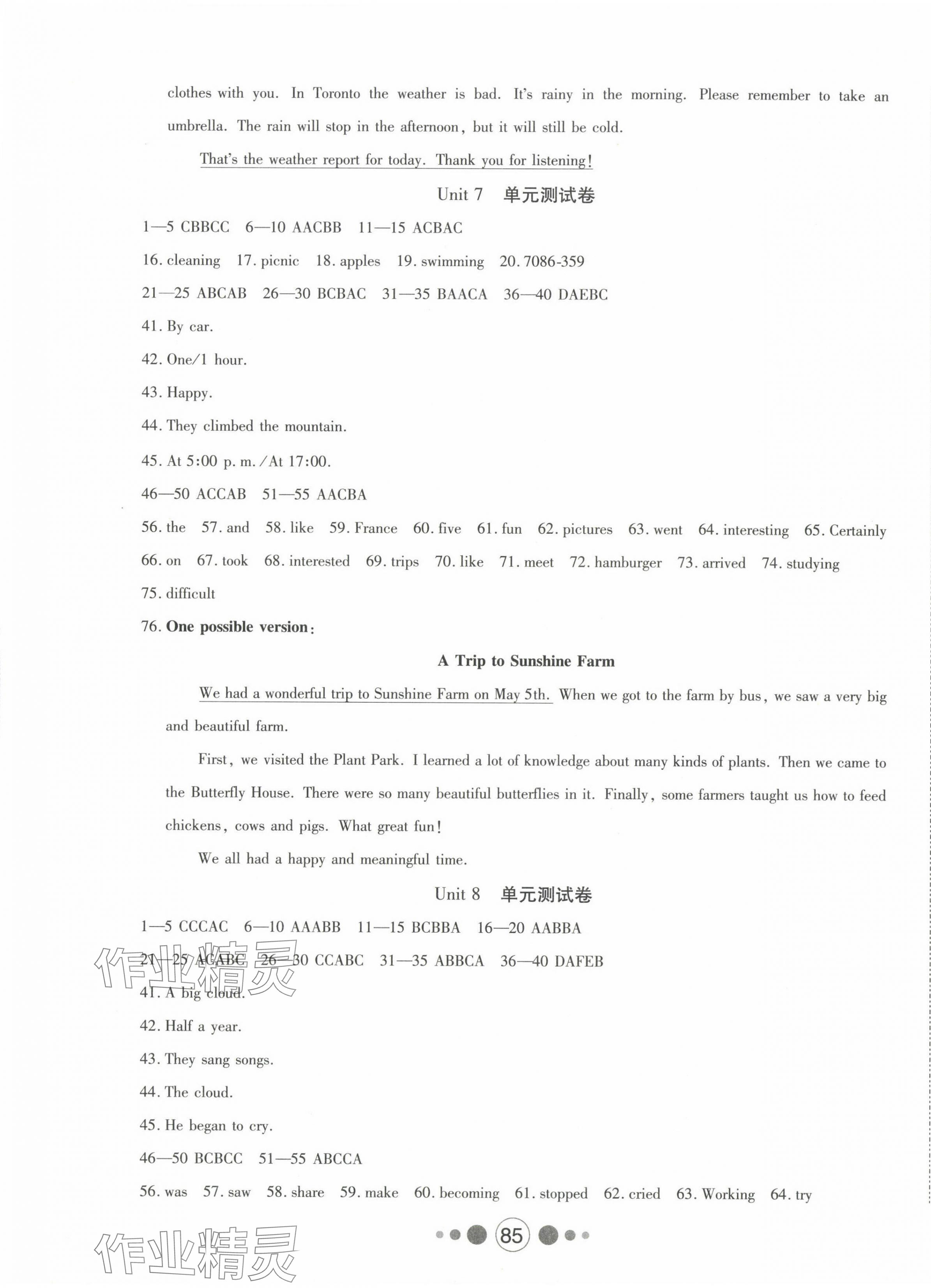 2025年探究學案單元測試卷七年級英語下冊人教版 第5頁