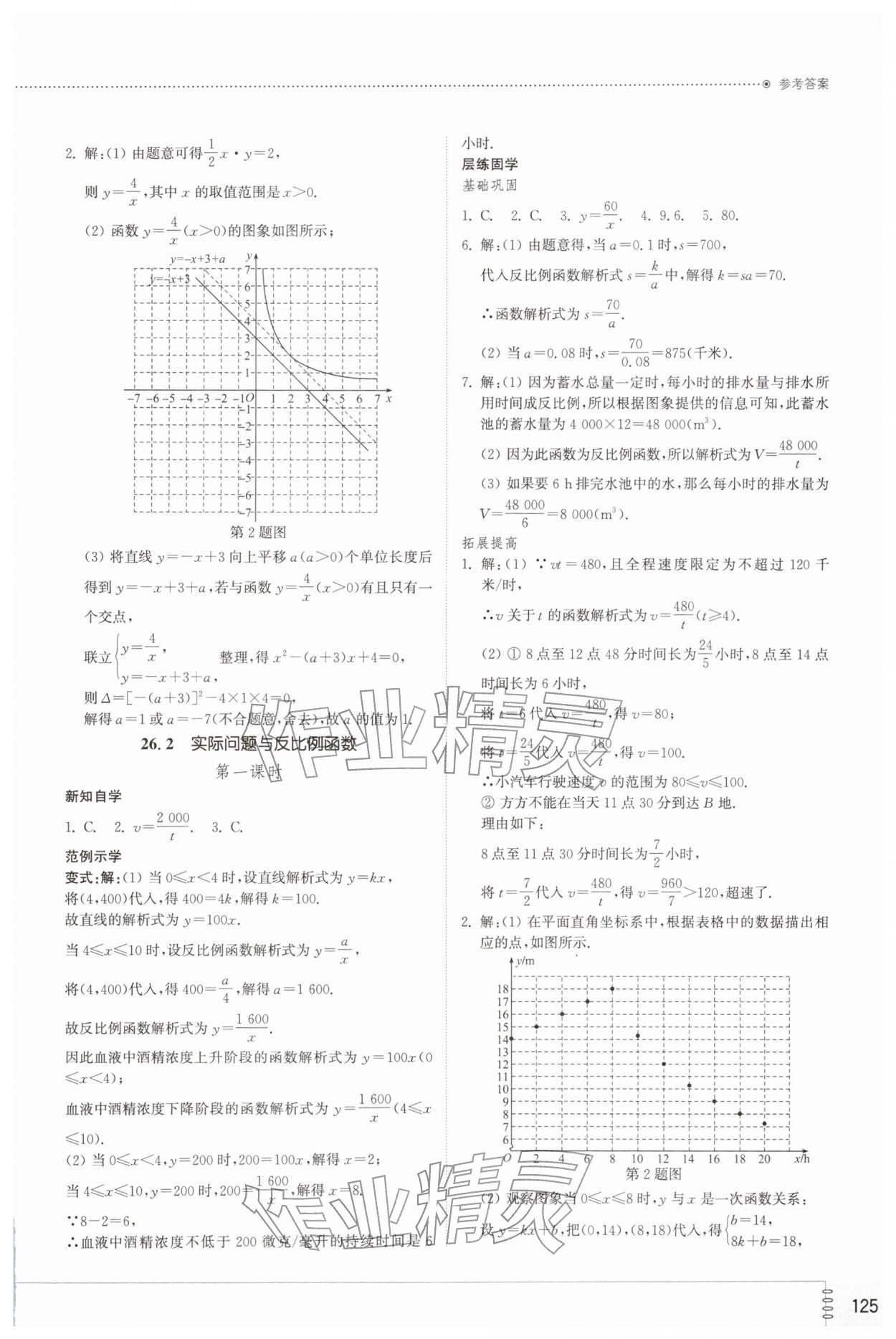 2026年初中同步练习册九年级数学下册人教版山东教育出版社&nbsp;第3页