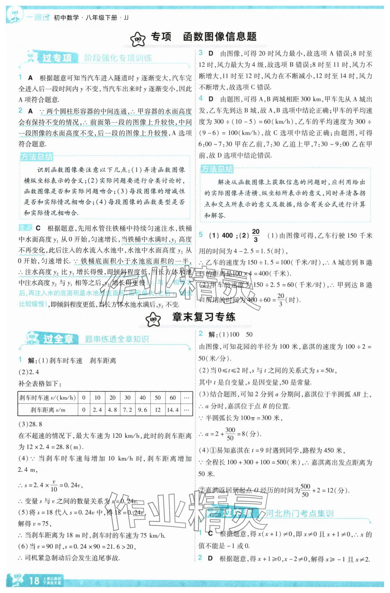 2025年一遍過八年級數學下冊冀教版 第18頁