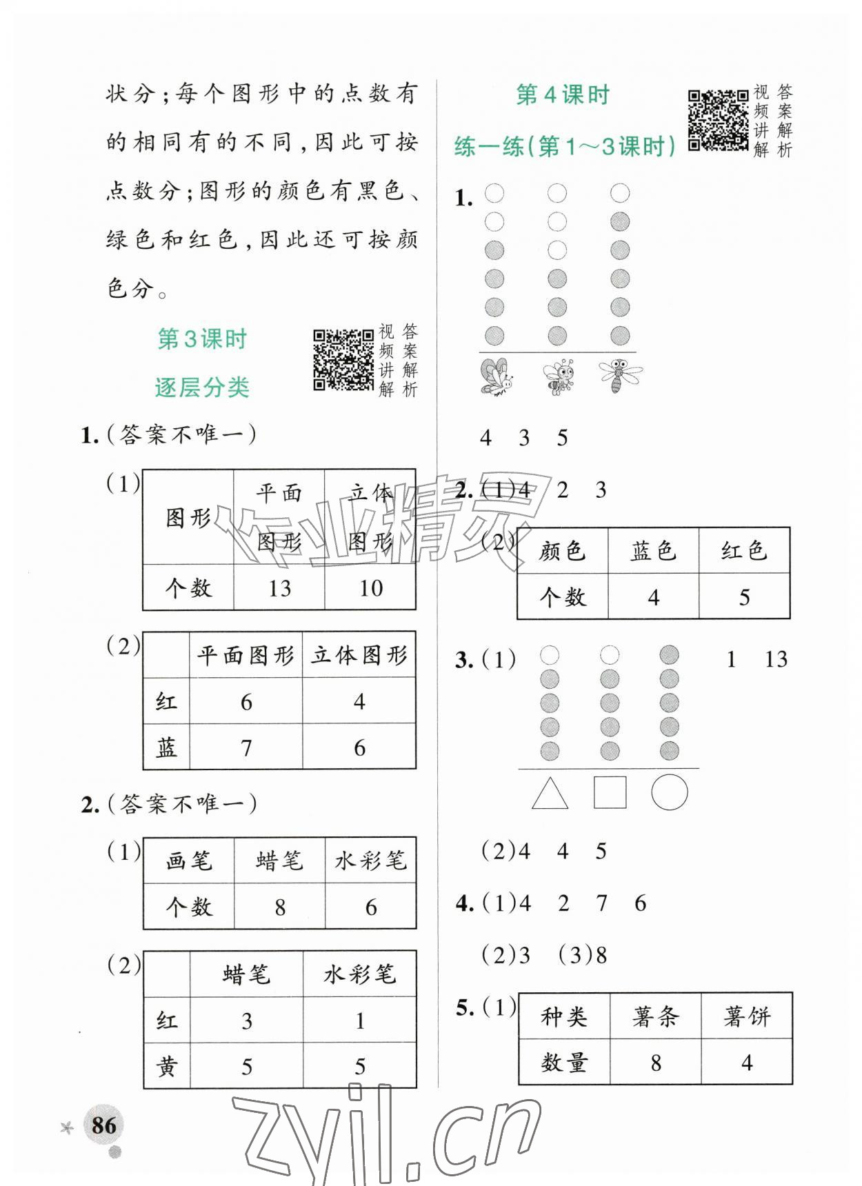2026年小学学霸作业本二年级数学上册人教版&nbsp;参考答案第2页