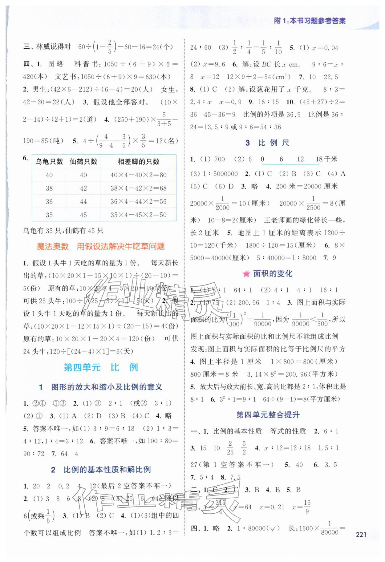 2026年通城学典非常课课通六年级数学下册苏教版&nbsp;第3页