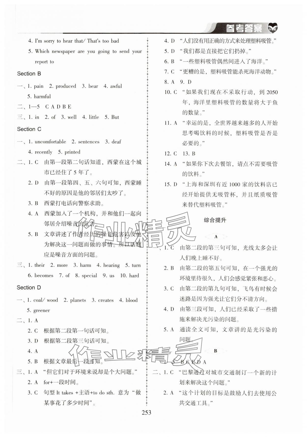 2023年仁愛英語同步練習(xí)冊九年級全一冊仁愛版河南專版 第9頁