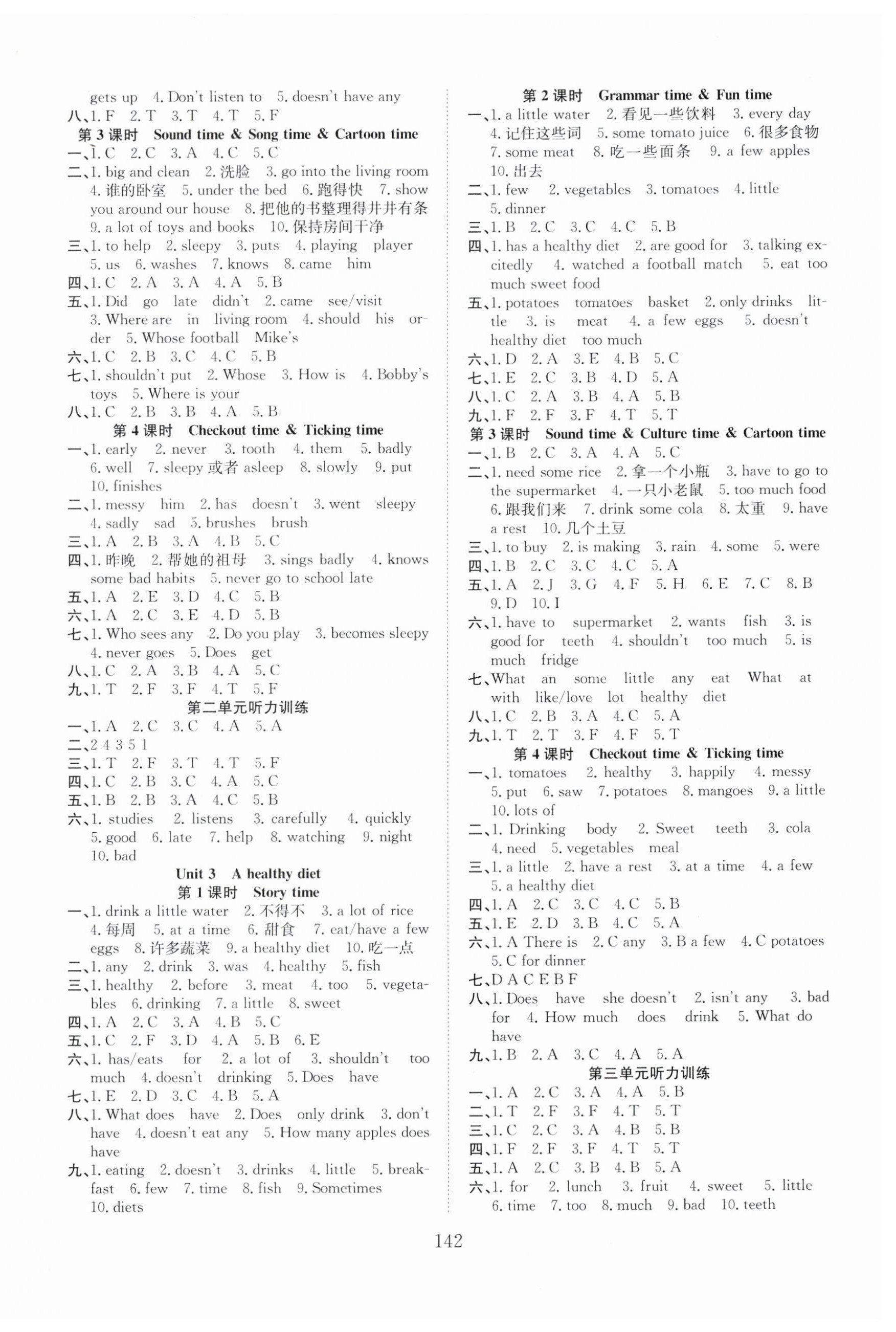 2024年陽光課堂課時(shí)作業(yè)六年級英語下冊譯林版 第2頁