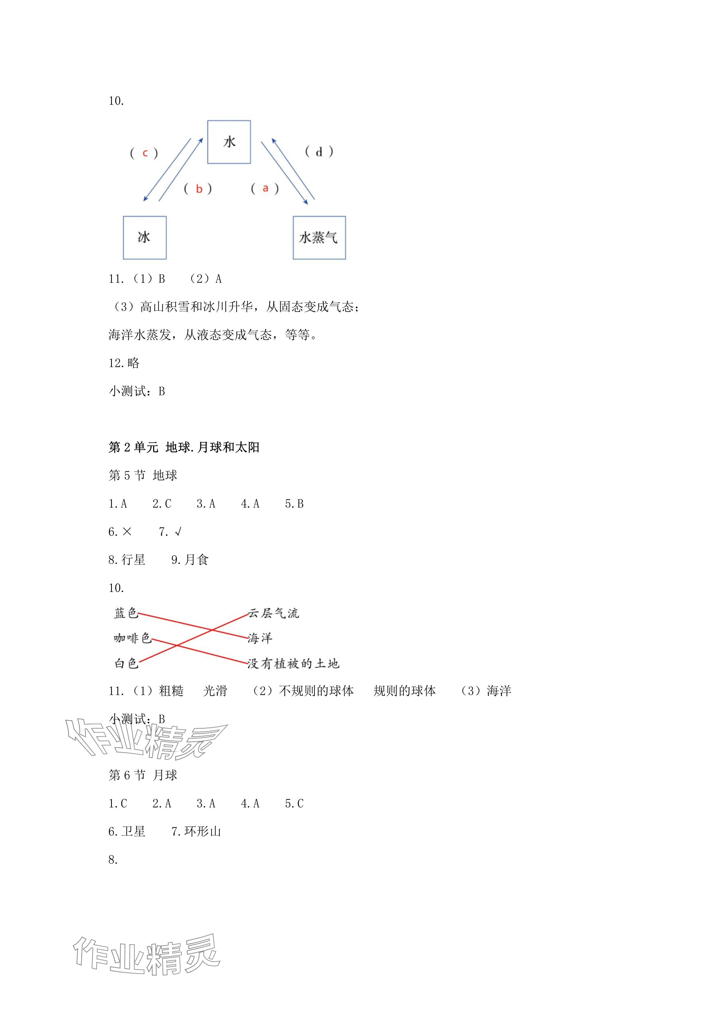 2025年科学素养提升四年级下册苏教版 参考答案第2页