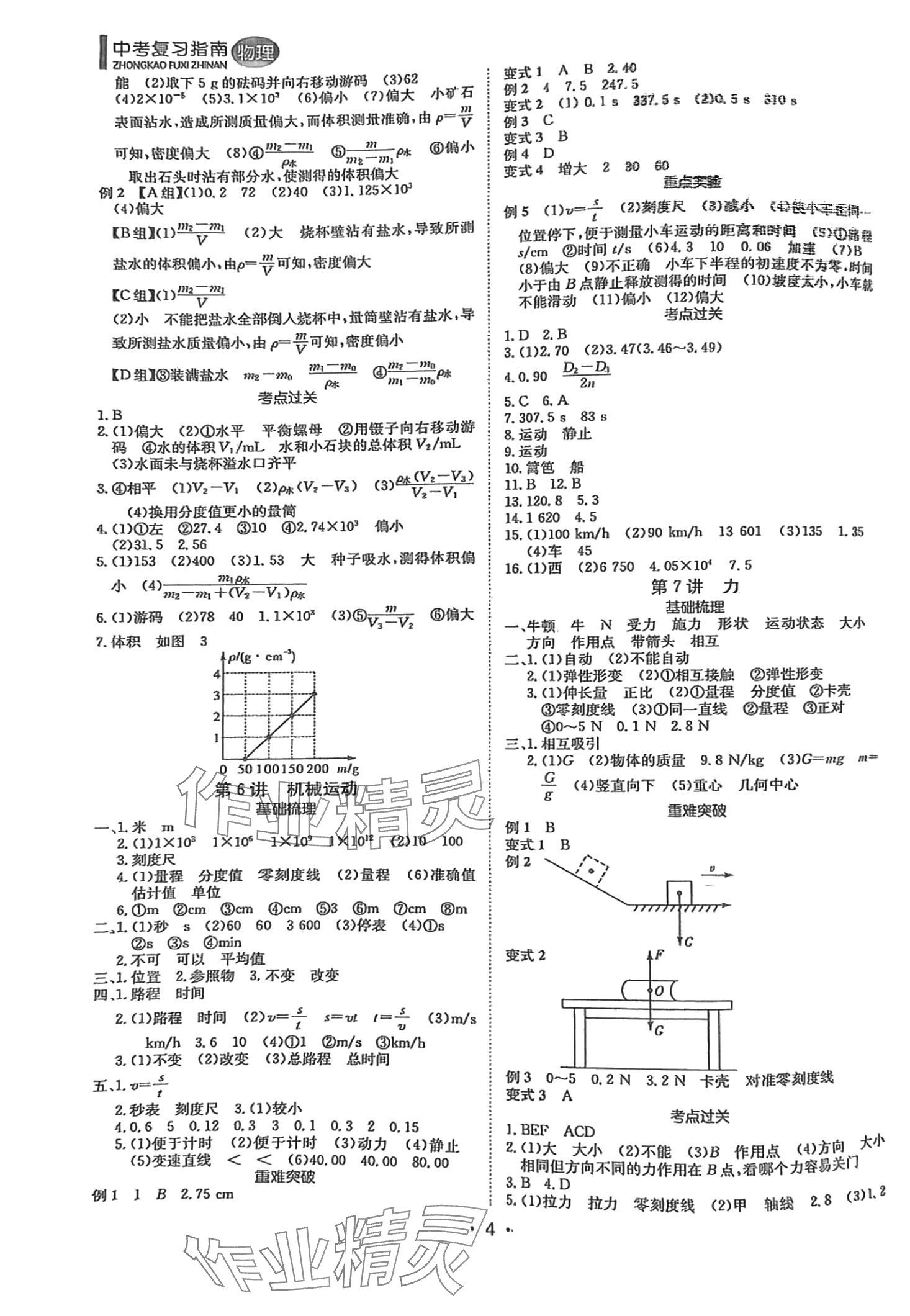 2024年百年學典中考復習指南物理廣東專版 第4頁