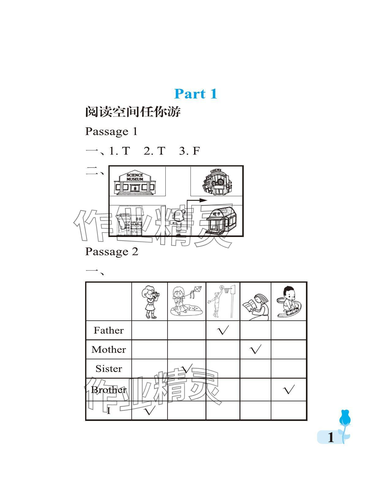 2023年行知天下四年級(jí)英語(yǔ)上冊(cè)外研版 參考答案第1頁(yè)