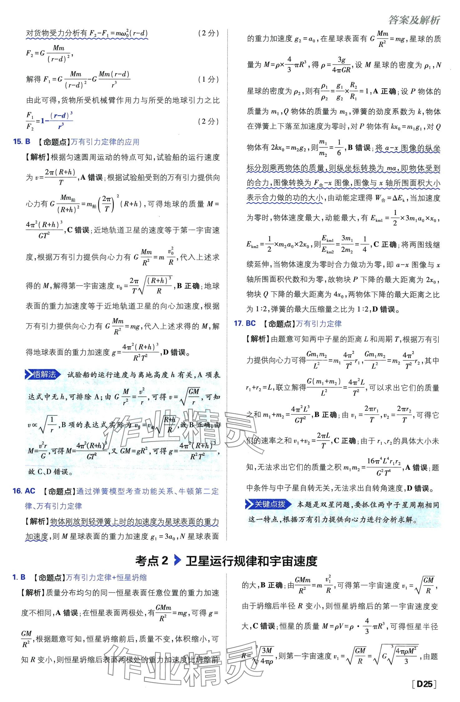 2024年高考必刷題高中物理 第27頁