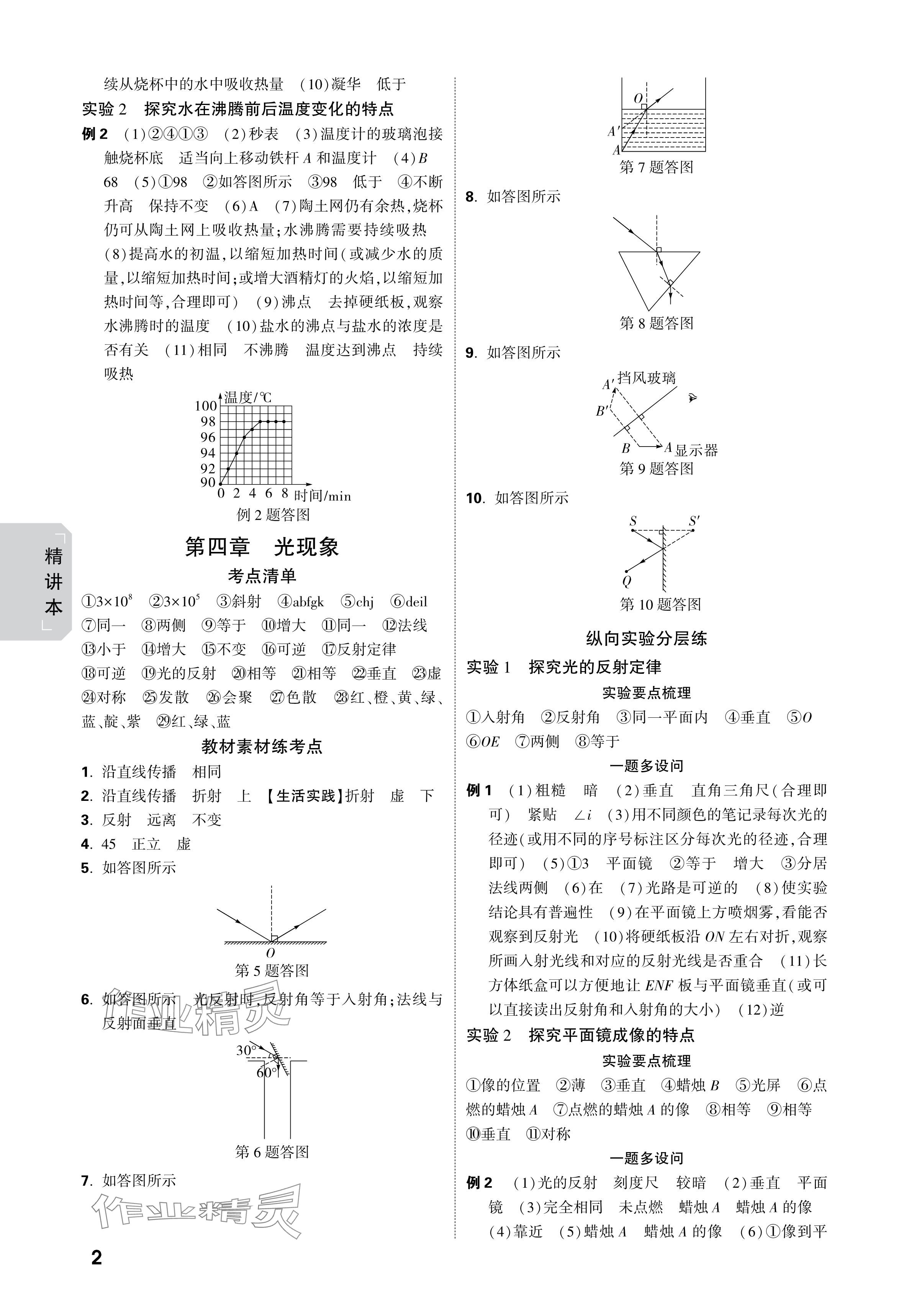 2025年萬唯中考試題研究物理黑龍江專版 參考答案第2頁