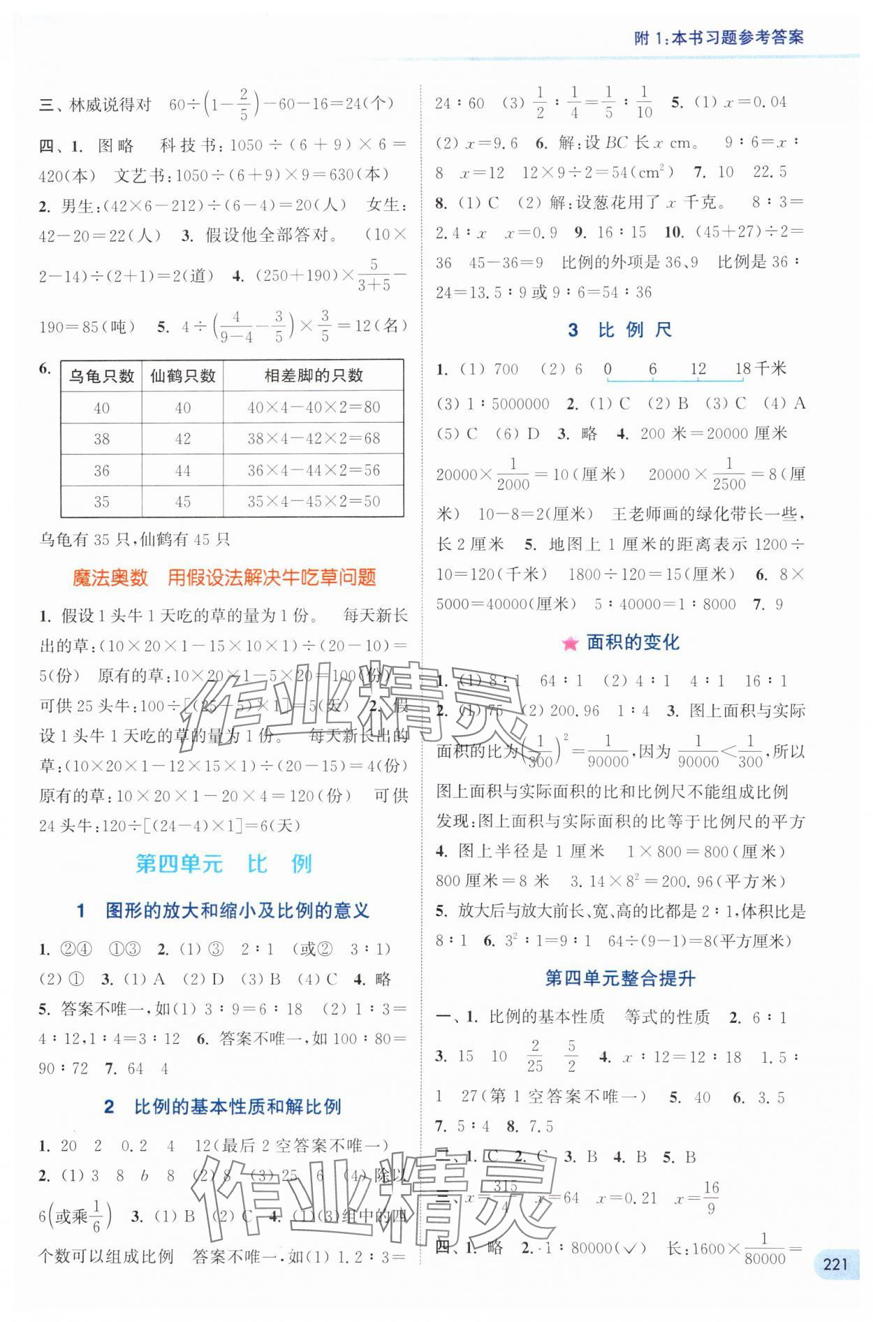 2025年通城学典非常课课通六年级数学下册苏教版 第3页