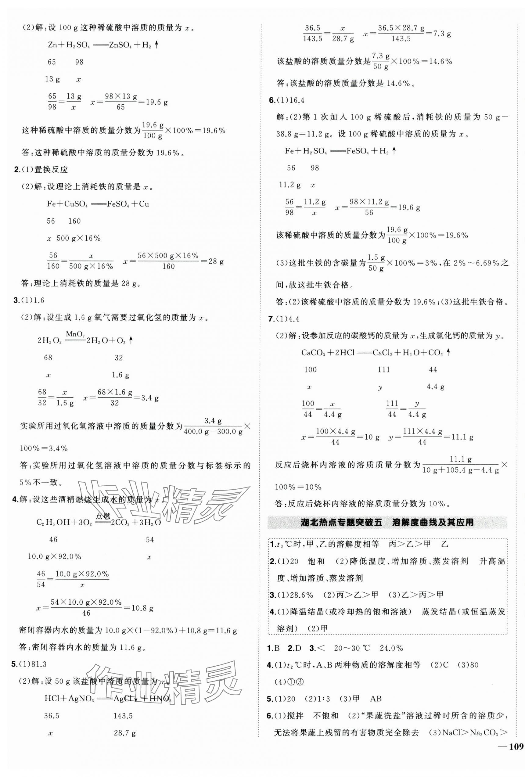 2025年?duì)钤刹怕穭?chuàng)優(yōu)作業(yè)九年級化學(xué)下冊人教版湖北專版 第5頁