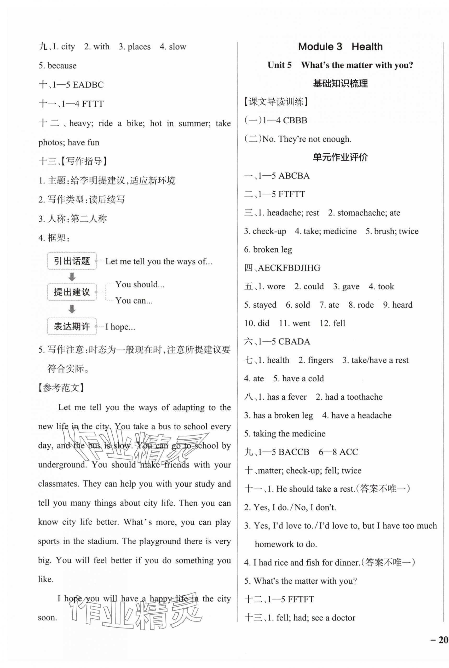 2024年小學(xué)學(xué)霸作業(yè)本六年級(jí)英語(yǔ)上冊(cè)教科版廣州專版 參考答案第3頁(yè)