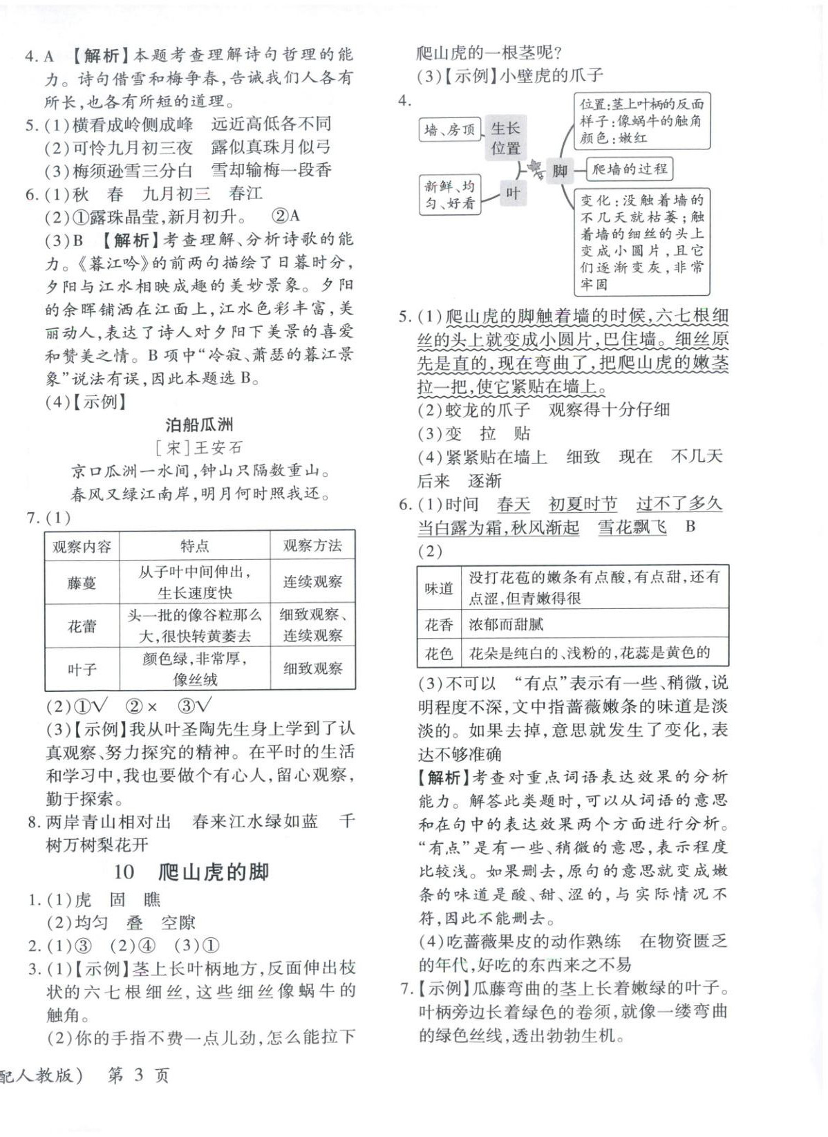 2025年新教材新評(píng)估四年級(jí)語(yǔ)文上冊(cè)人教版&nbsp;第6頁(yè)