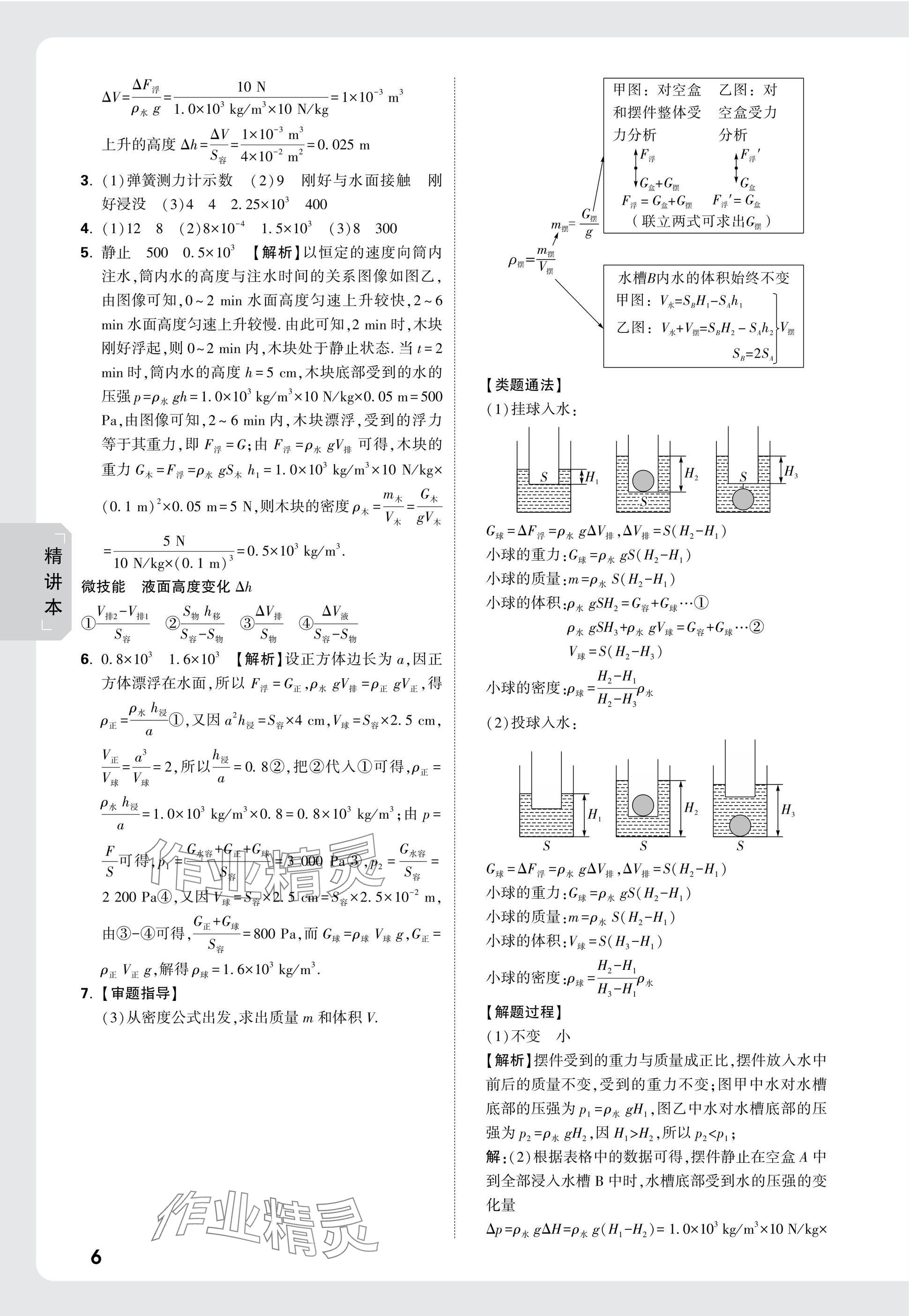 2025年萬唯中考試題研究物理湖南專版 參考答案第16頁