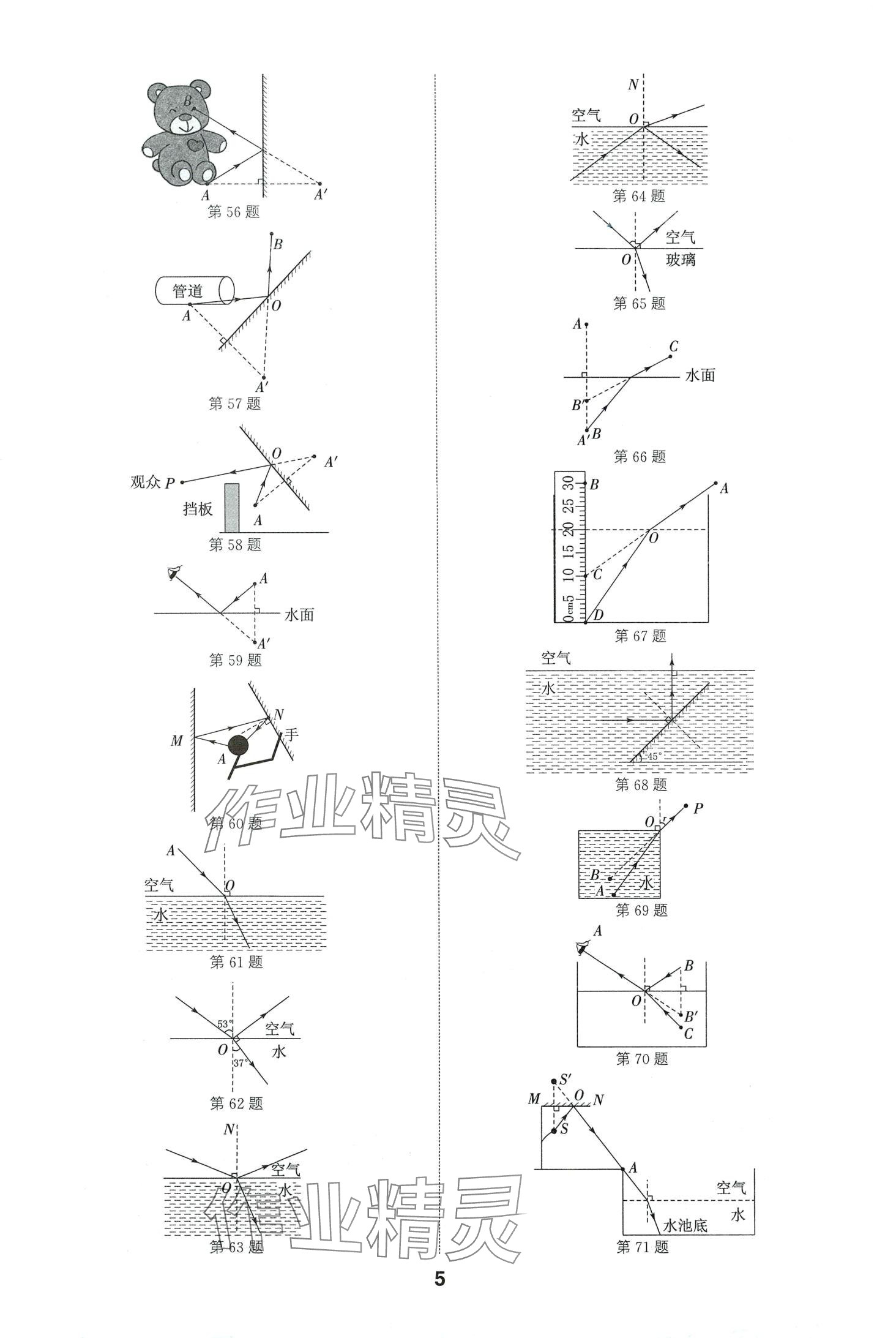 2024年通城學(xué)典全國中考試題分類精粹物理中考 第5頁