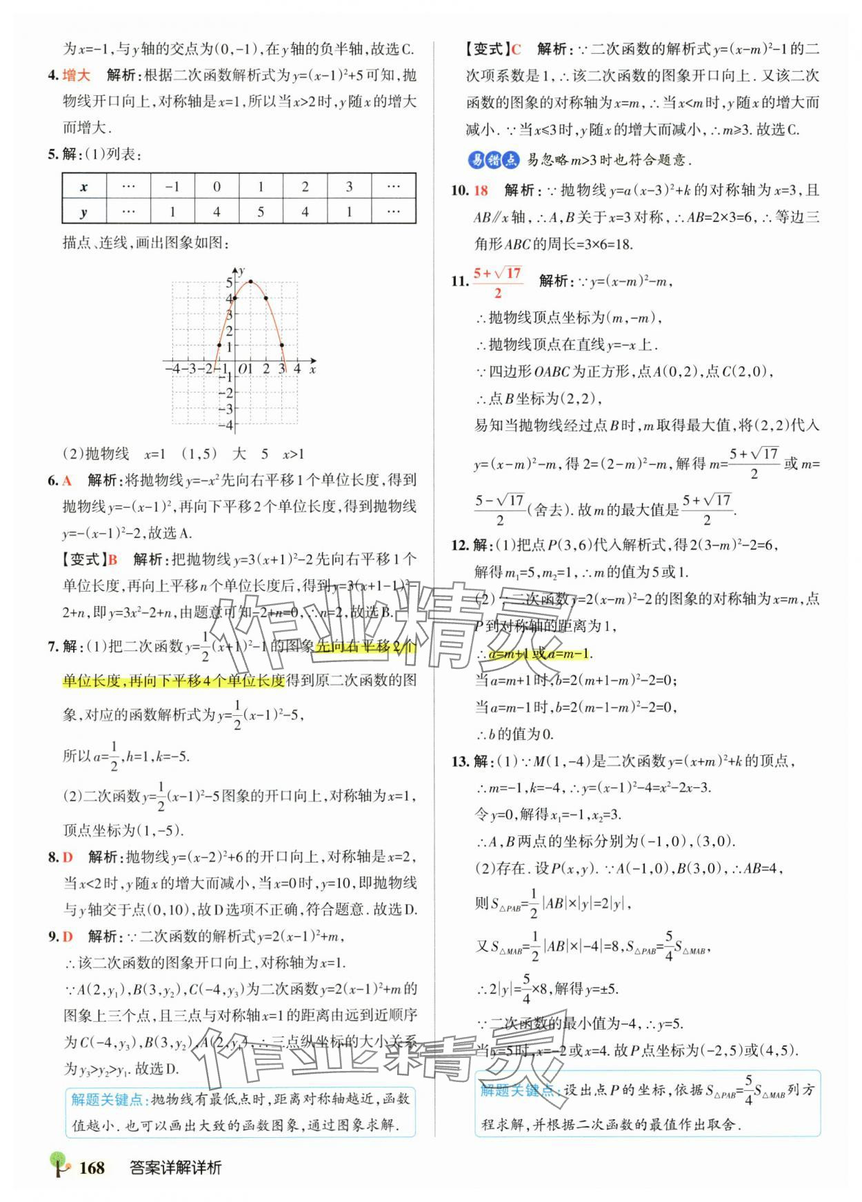 2025年初中學霸創新題九年級數學全一冊人教版 參考答案第14頁